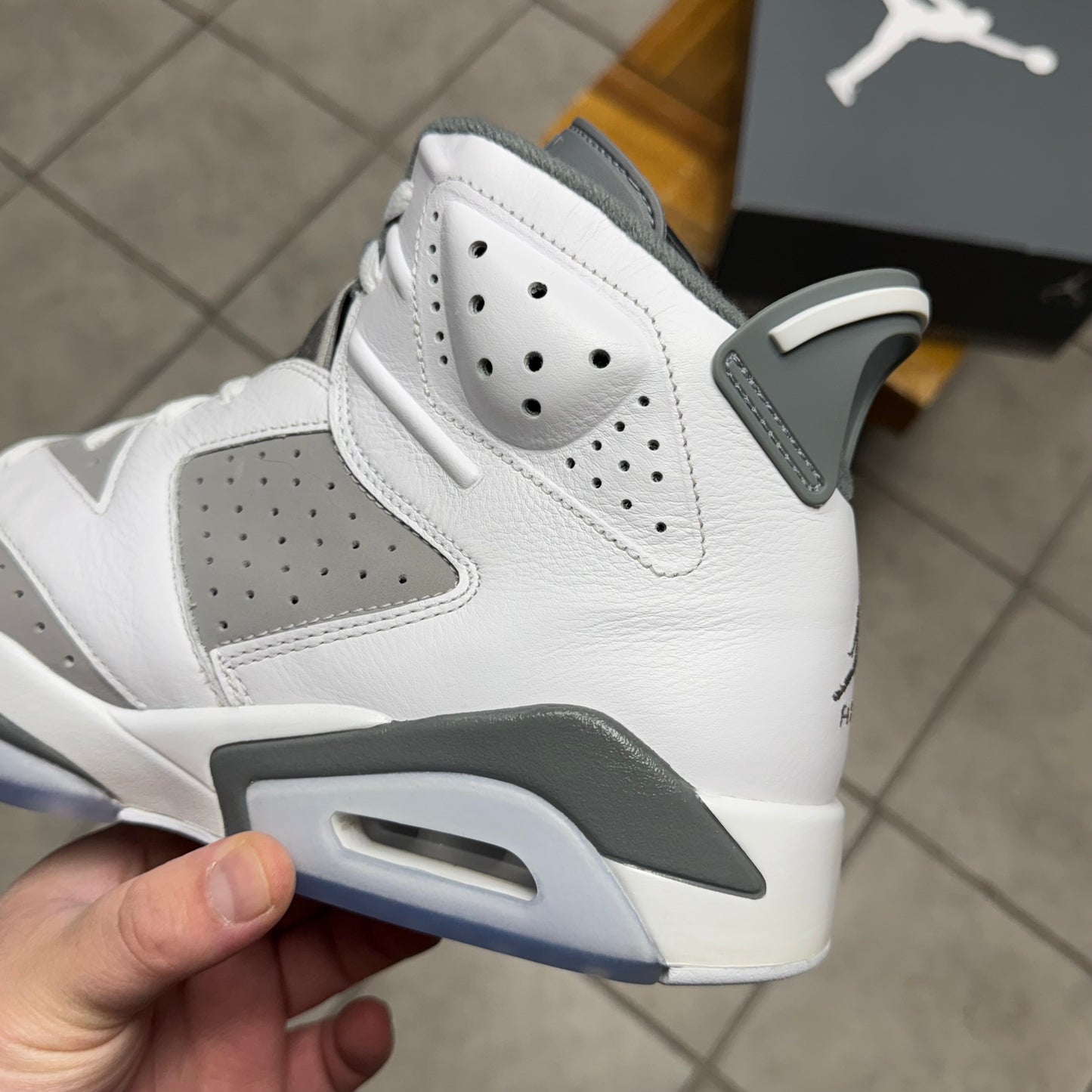 Jordan 6 Cool Grey (Worn)