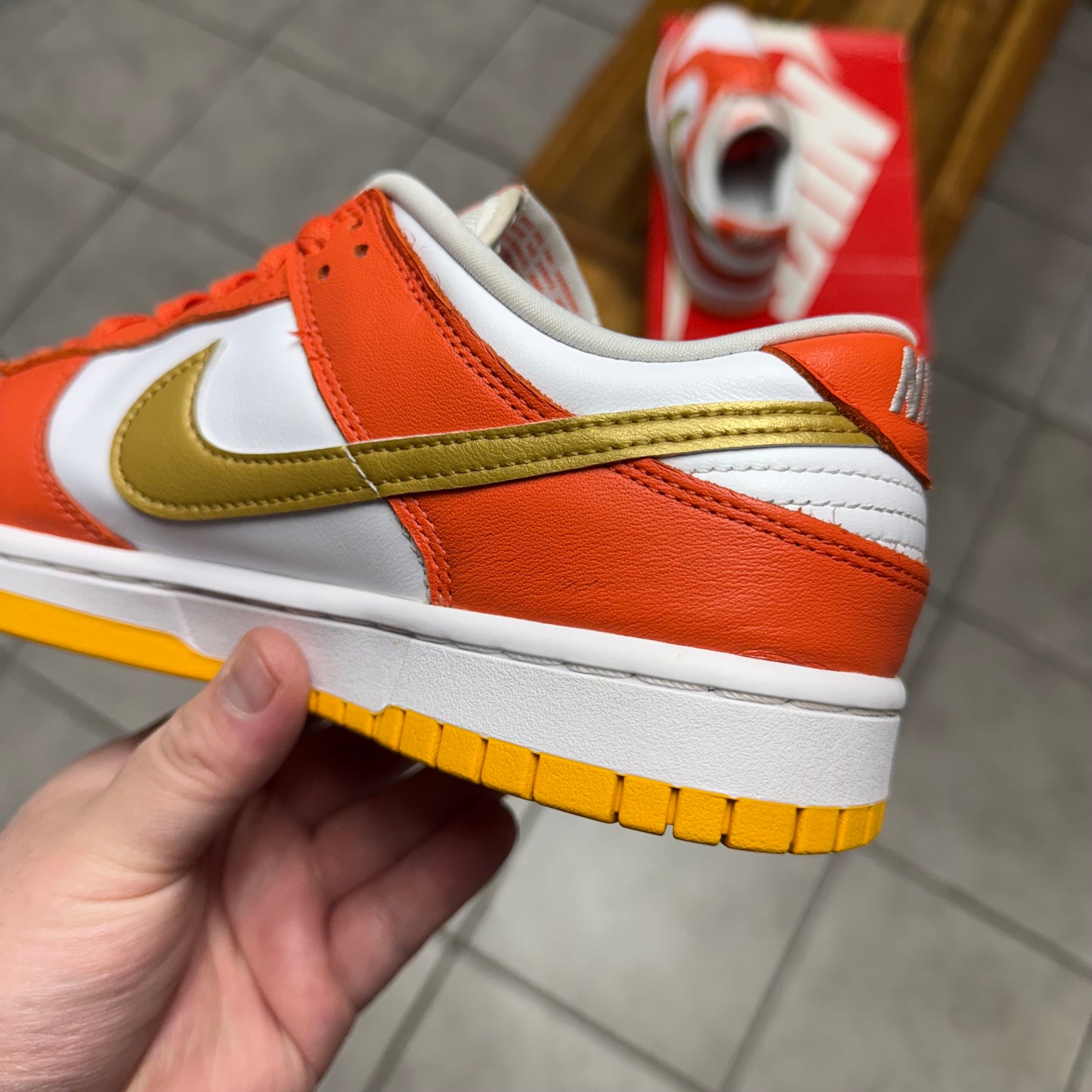 Dunk Low Orange University Gold (Worn)