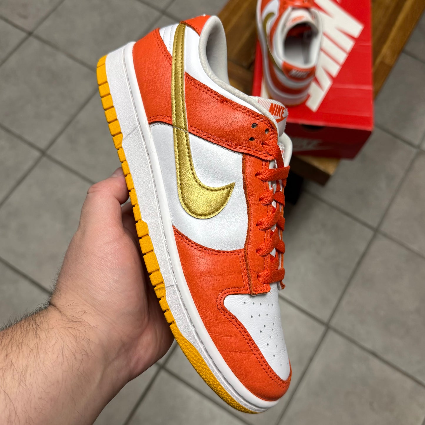 Dunk Low Orange University Gold (Worn)