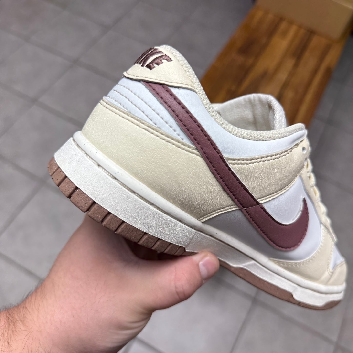 Dunk Next Nature Low Coconut Mauve W (Worn)