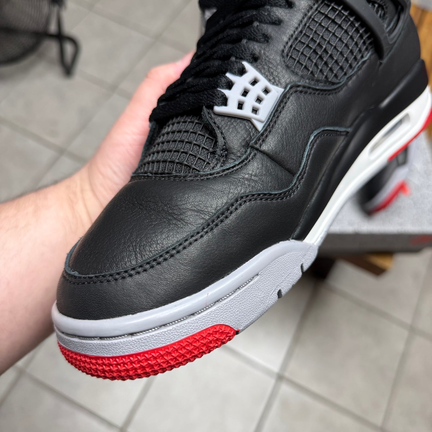 Jordan 4 Bred Reimagined (Worn)