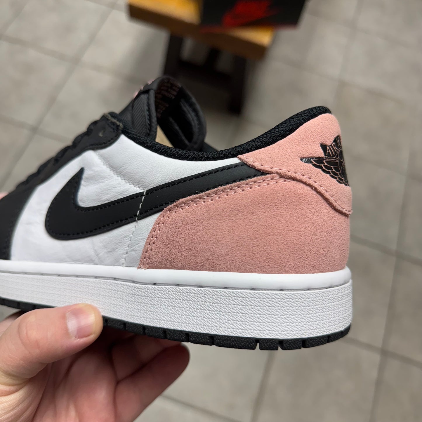Jordan 1 Low OG Bleached Coral (Worn)