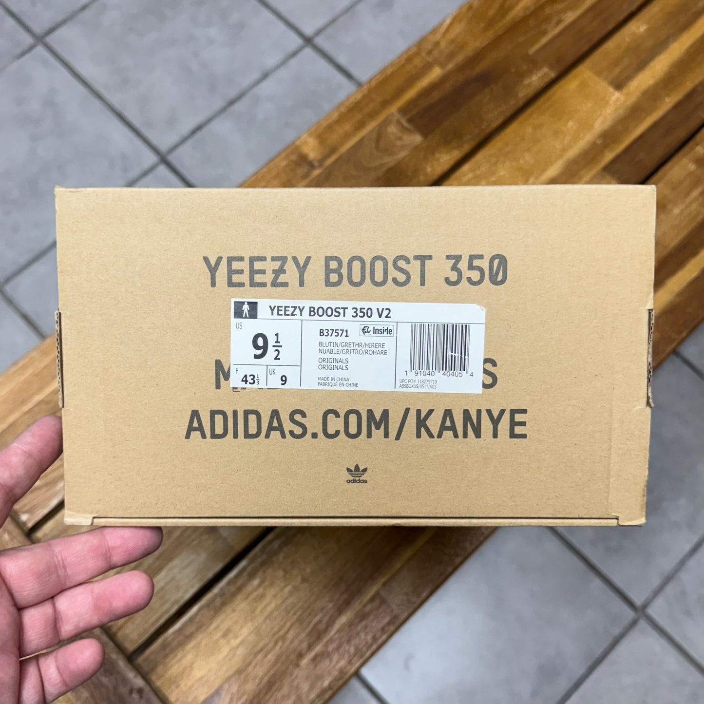 Yeezy 350 V2 Blue Tint (Worn)