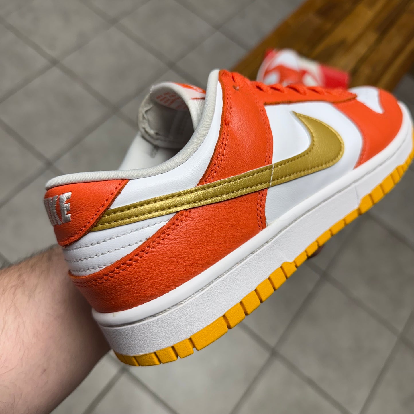Dunk Low Orange University Gold (Worn)