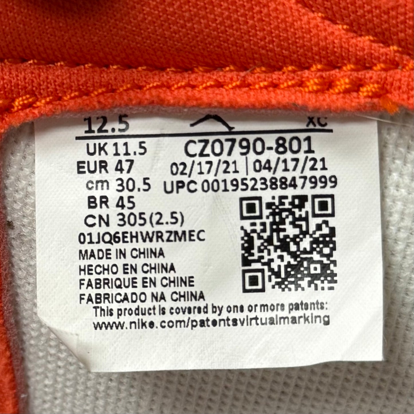 Jordan 1 Low OG Starfish (Worn)