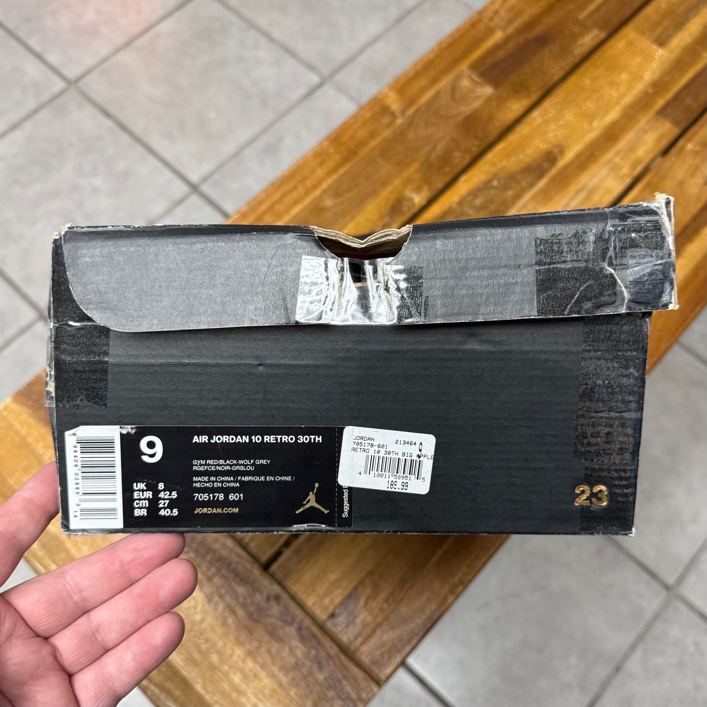 Jordan 10 Bulls Over Broadway (Worn)