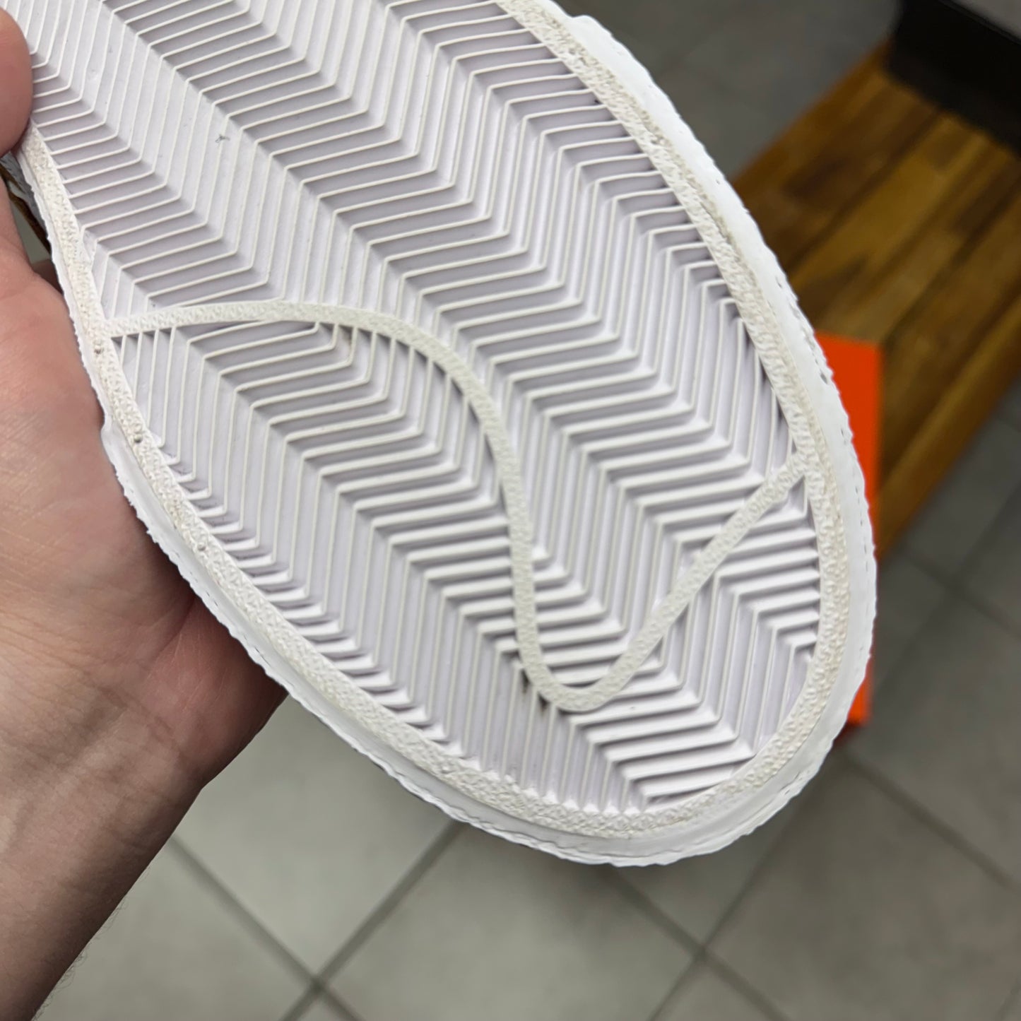 Blazer Low x sacai British Tan (Worn)