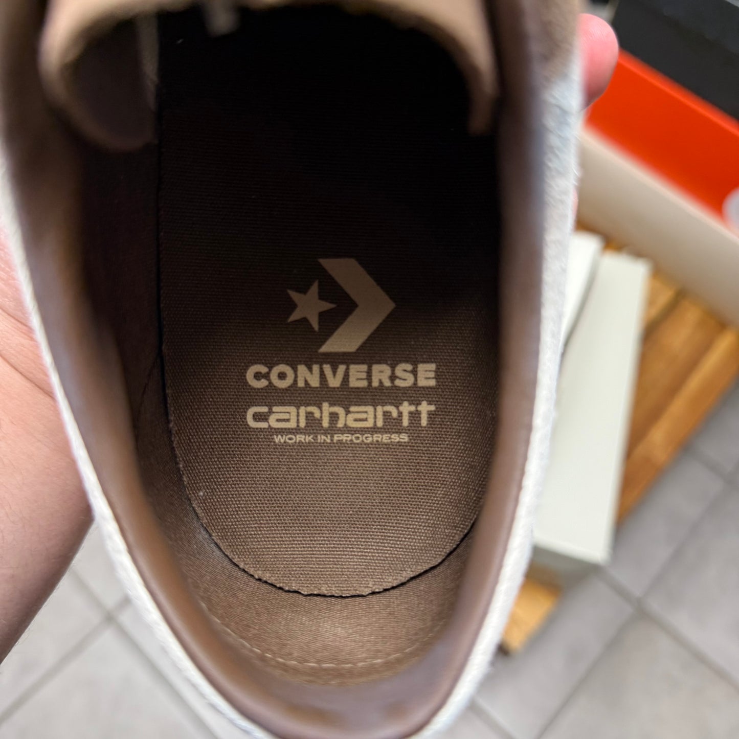 Converse Carhartt WIP x One Star Academy Pro Low Starfish Dark
Earth (Worn)