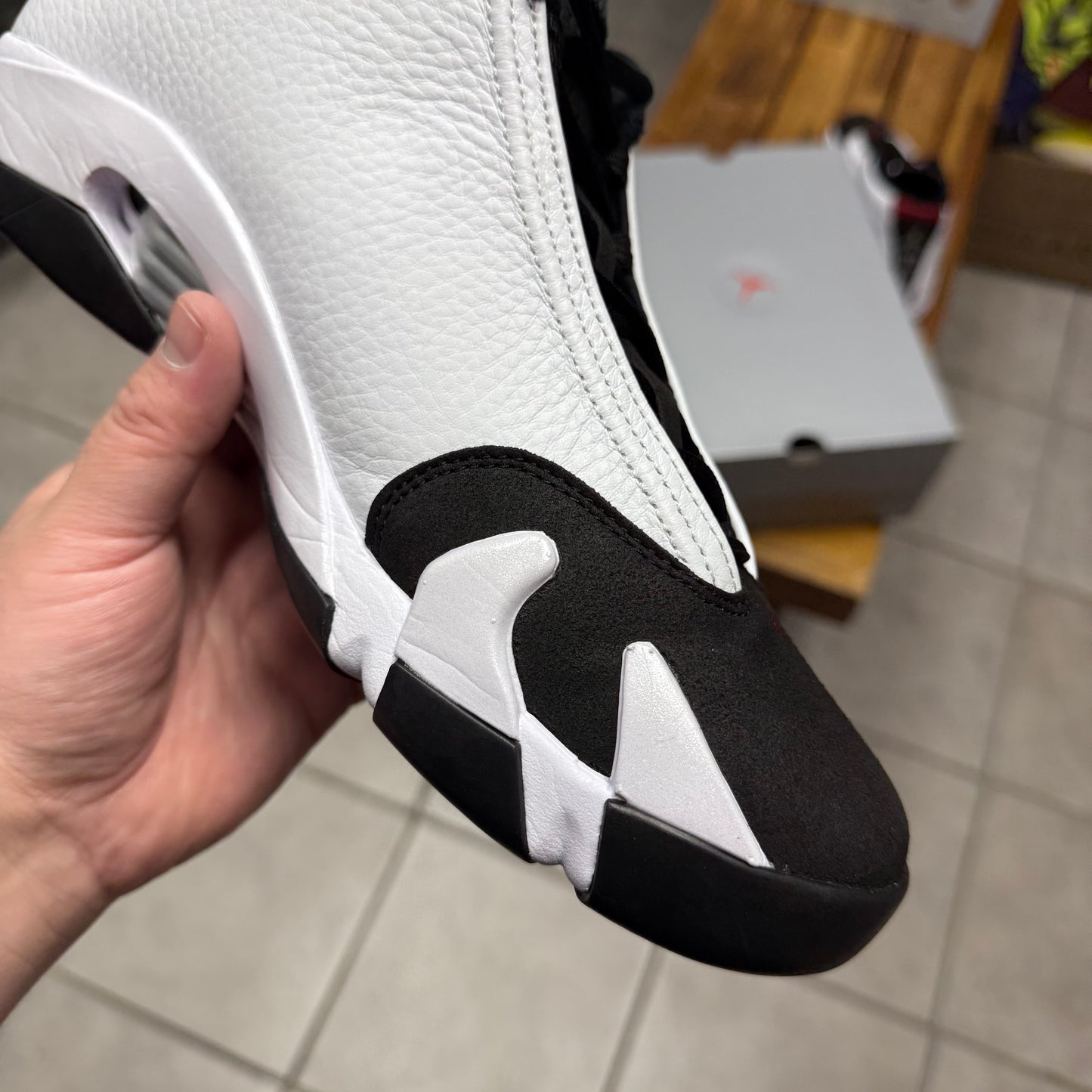 Jordan 14 Black Toe (Worn)