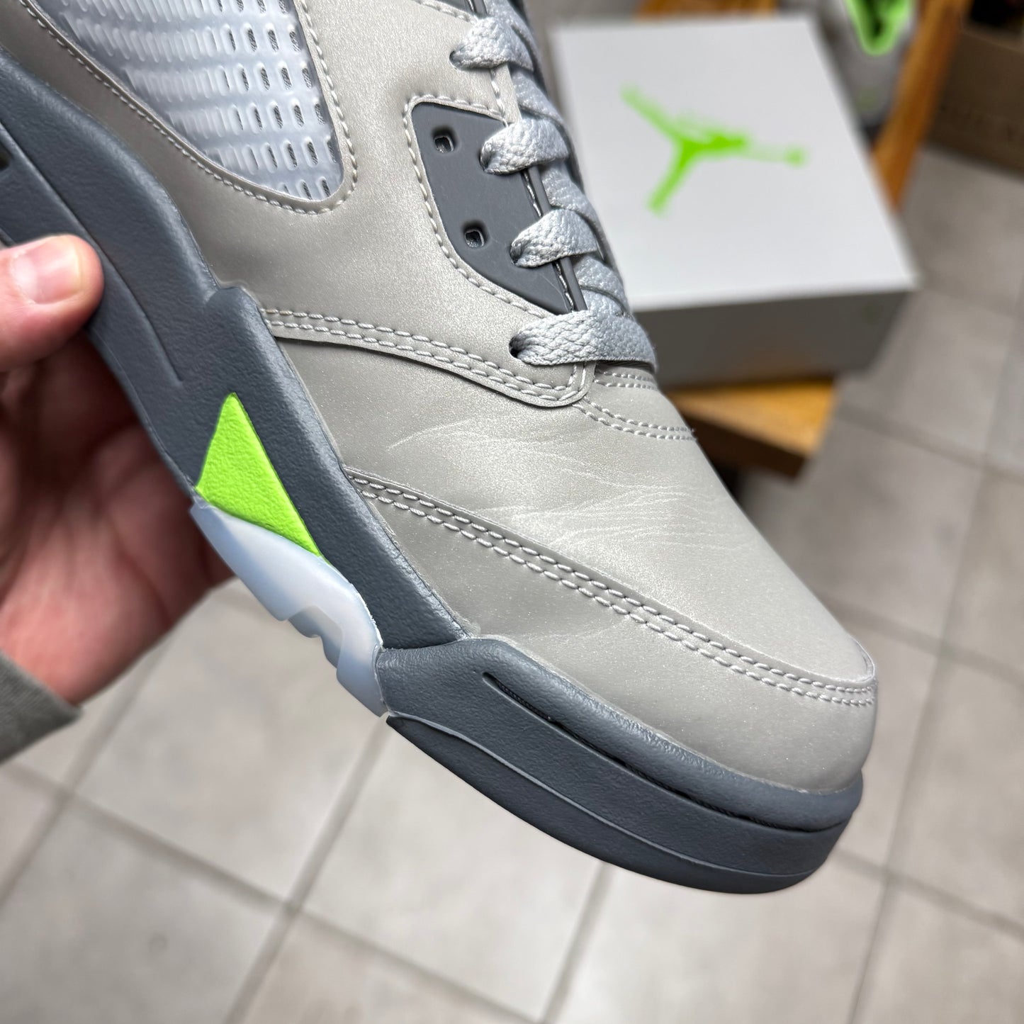 Jordan 5 Green Bean (Worn)
