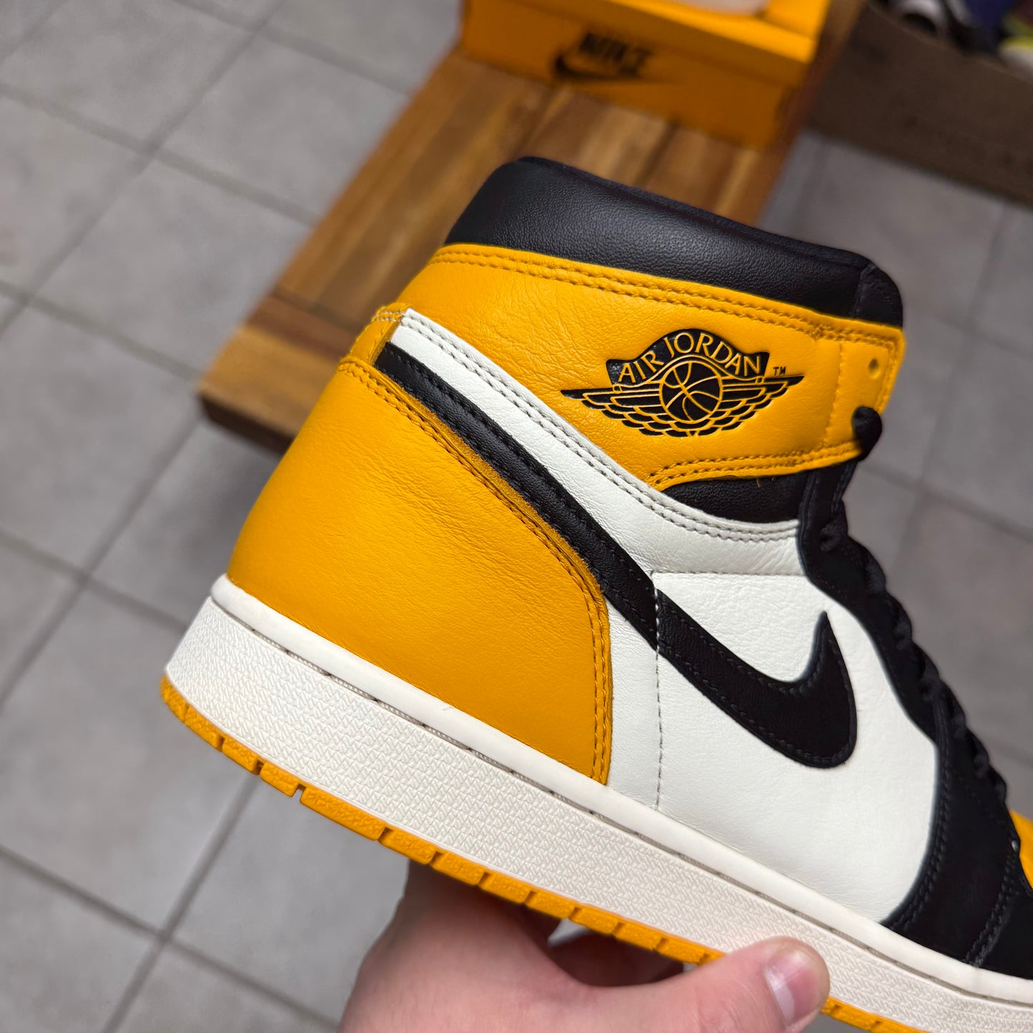 Jordan 1 High OG Yellow Toe (Worn)