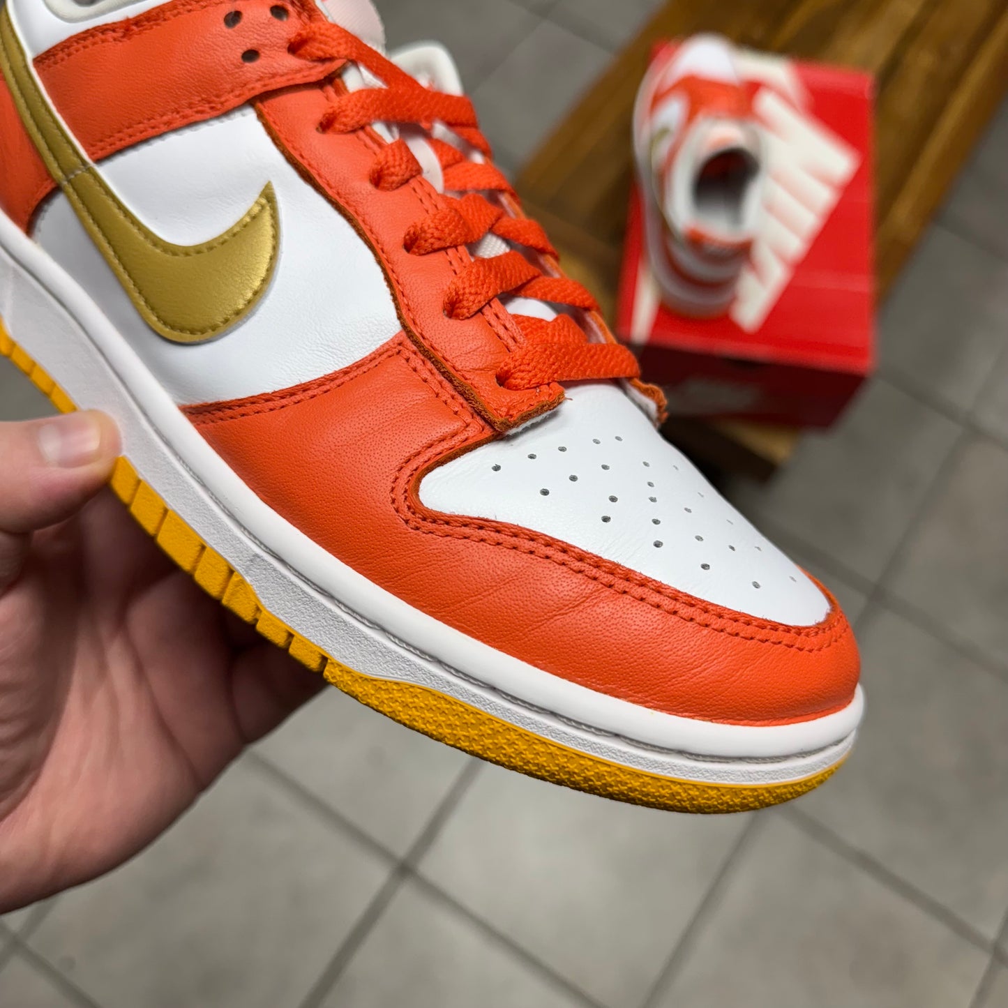 Dunk Low Orange University Gold (Worn)