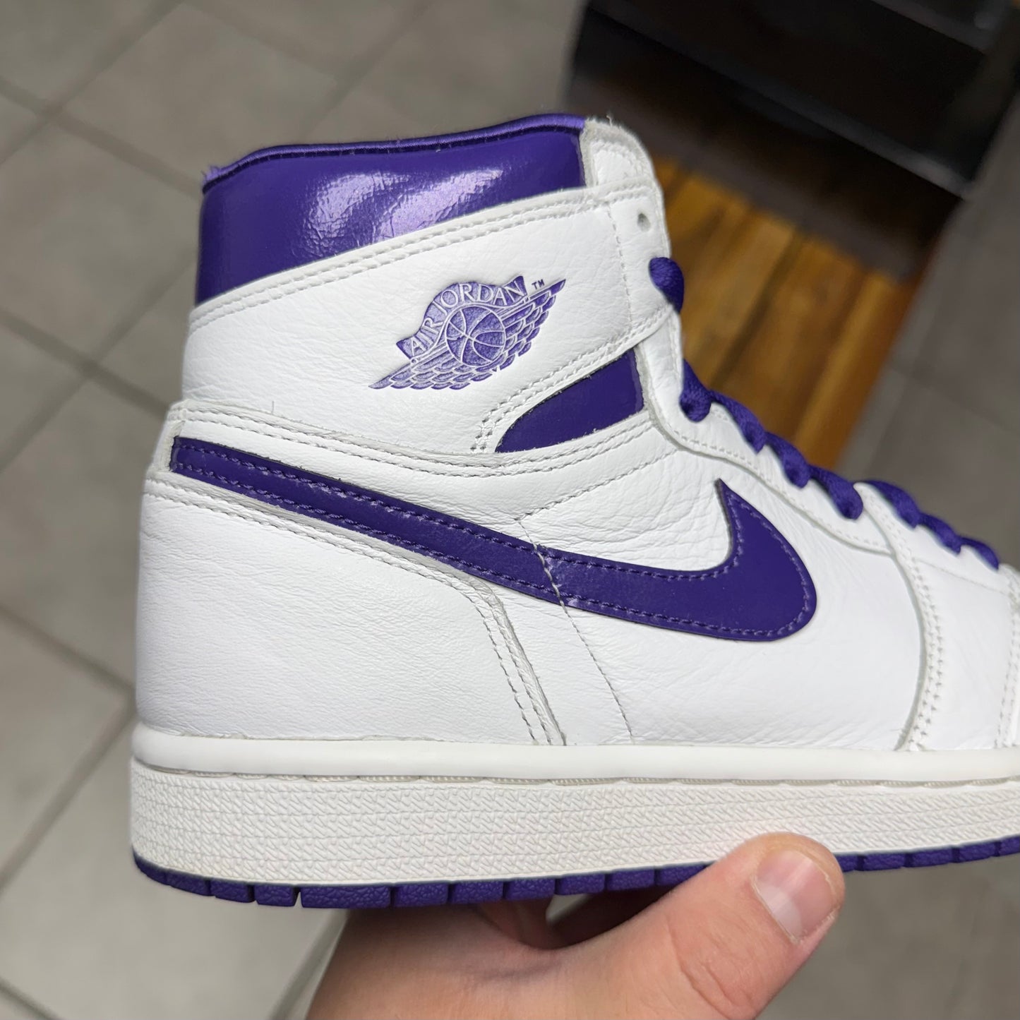 Jordan 1 High OG Court Purple W (Worn)