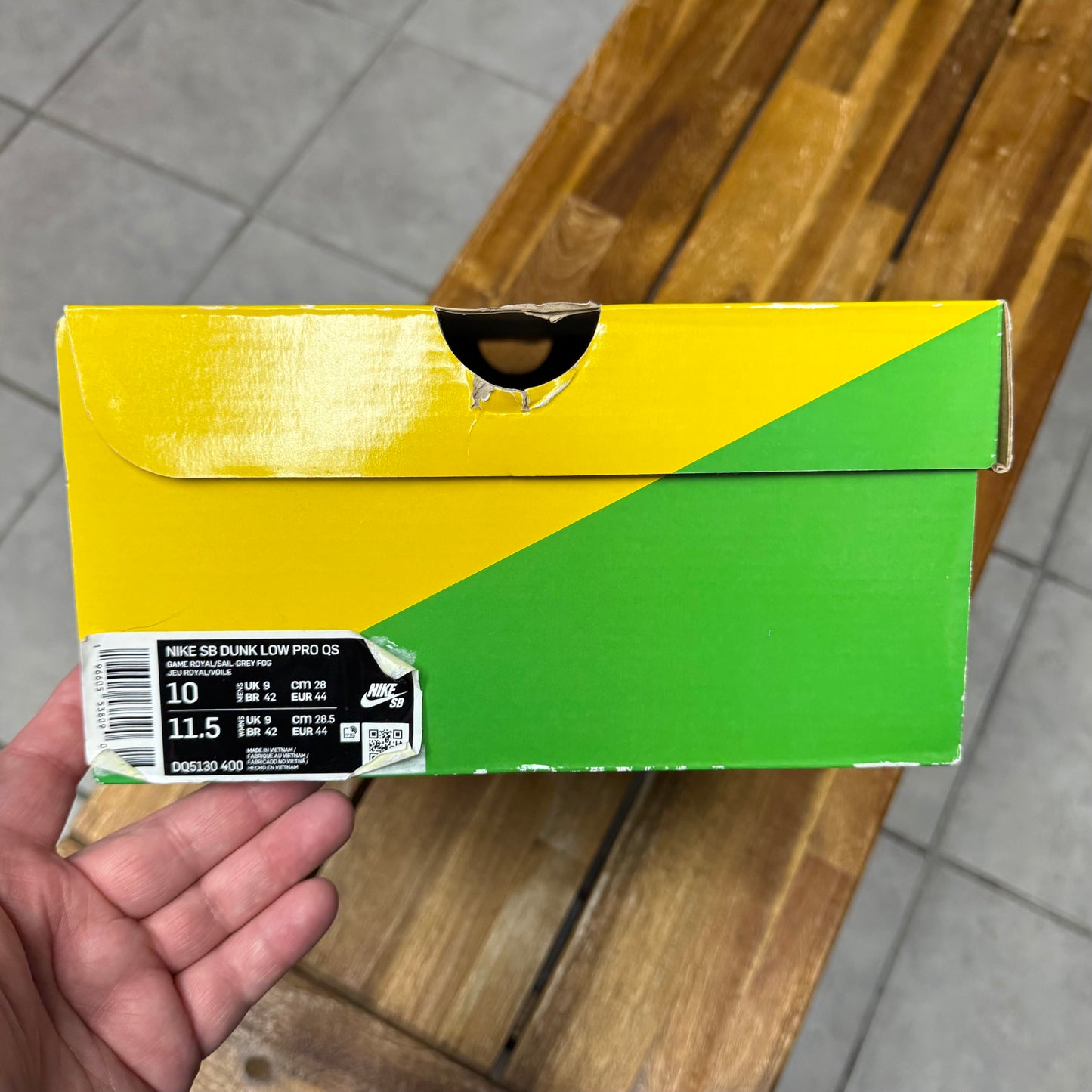 Dunk Low SB x Fly Streetwear Gardenia (Worn)