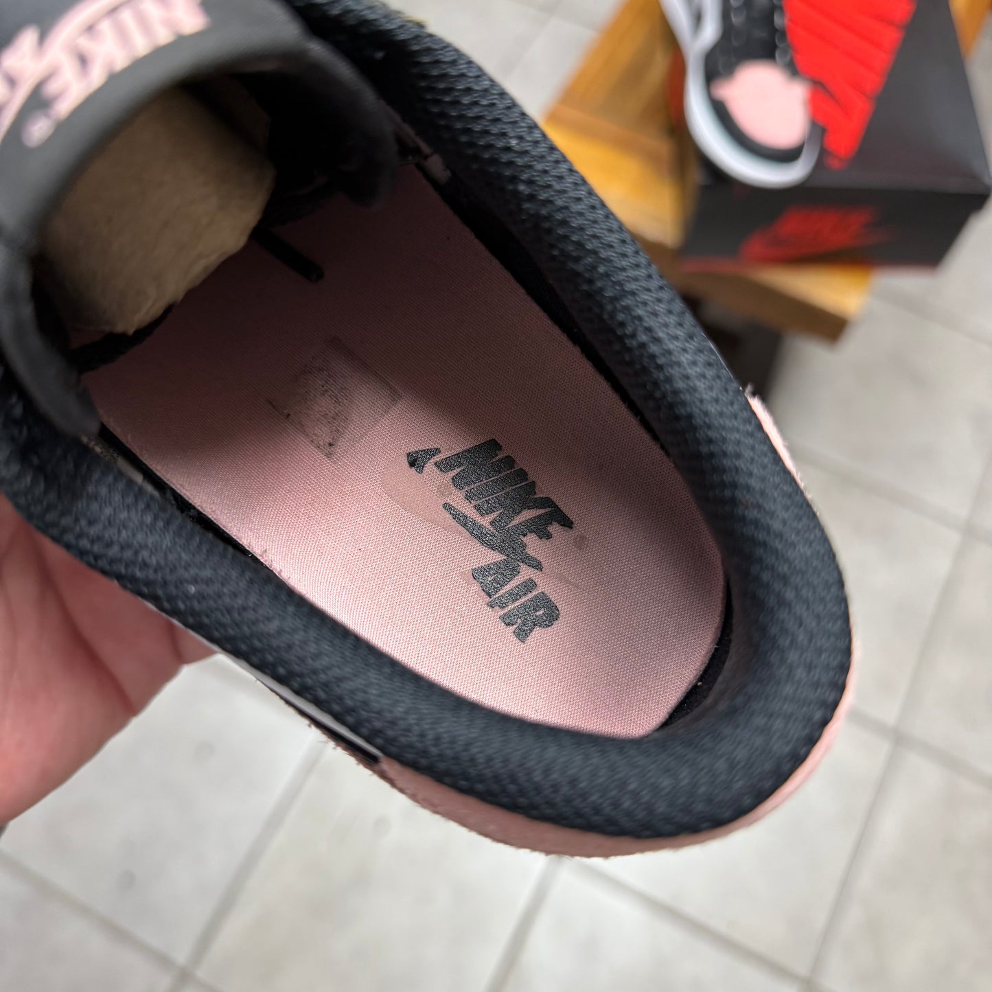 Jordan 1 Low OG Bleached Coral (Worn)