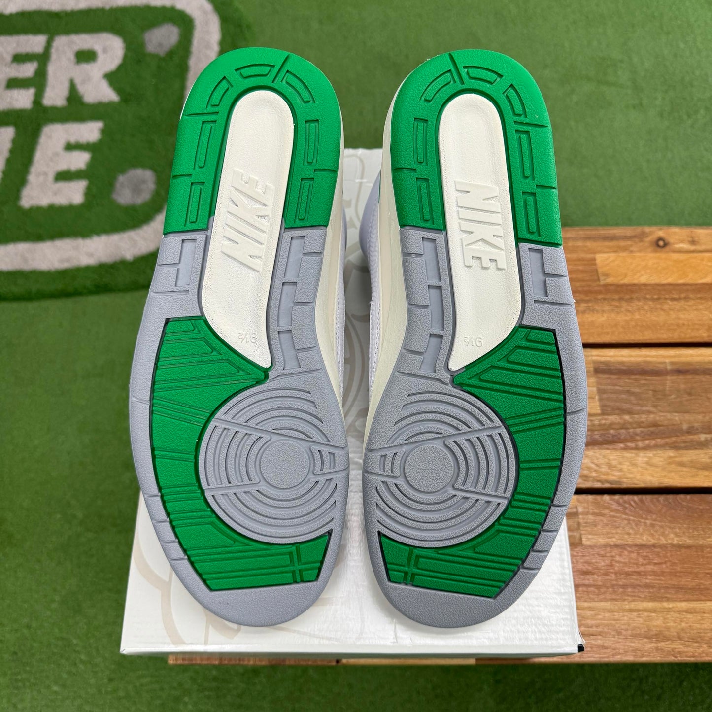 Jordan 2 Lucky Green (Worn)