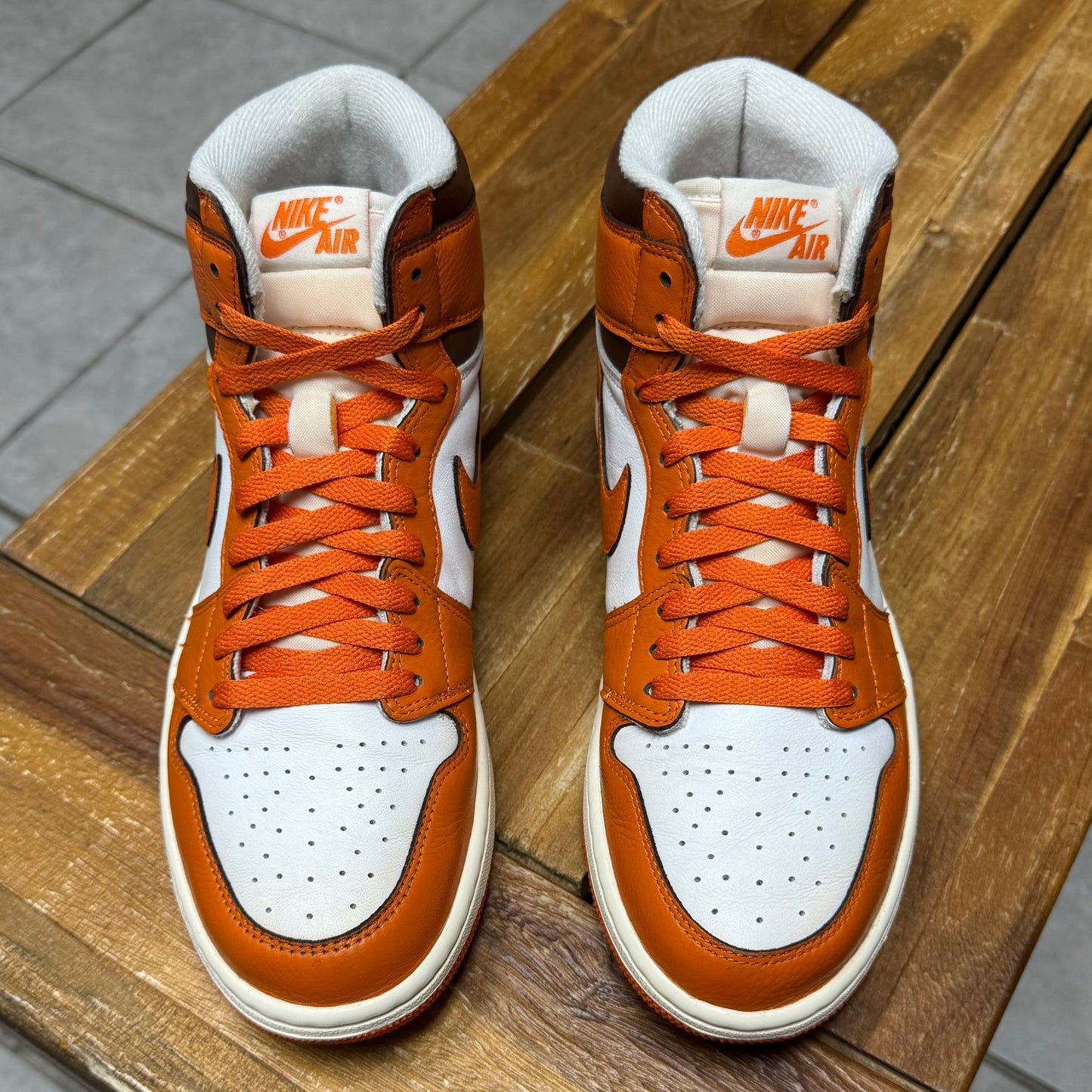 Jordan 1 Retro High OG Starfish W (Worn)