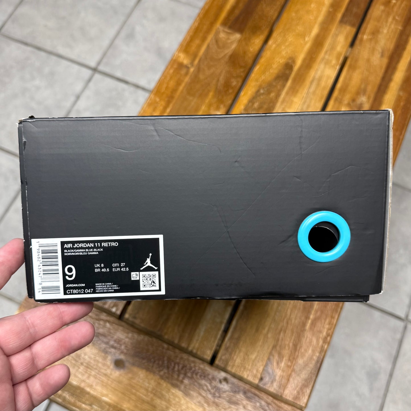 Jordan 11 Gamma Blue 2025 (Worn)