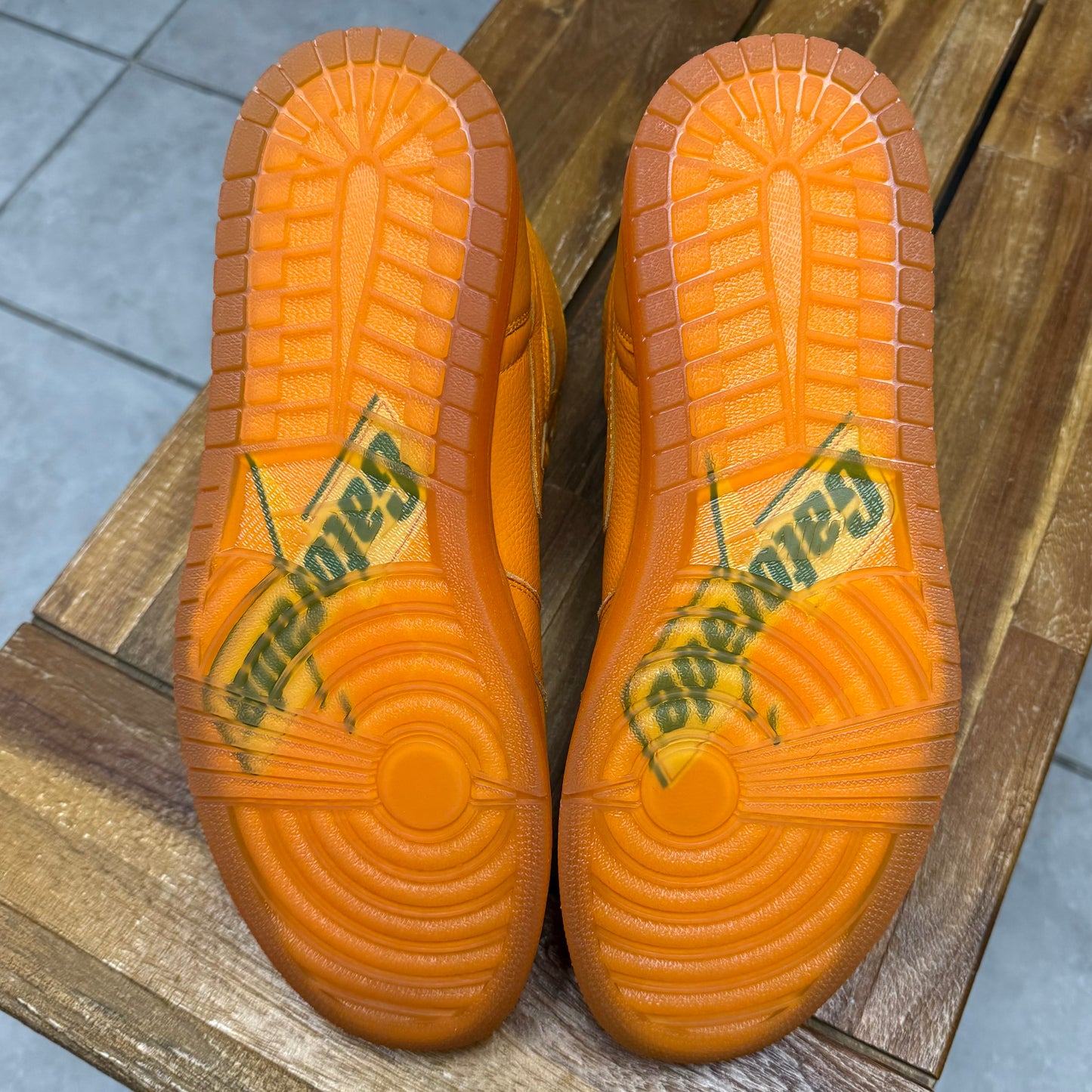Jordan 1 High OG G8RD Orange Peel (Worn)
