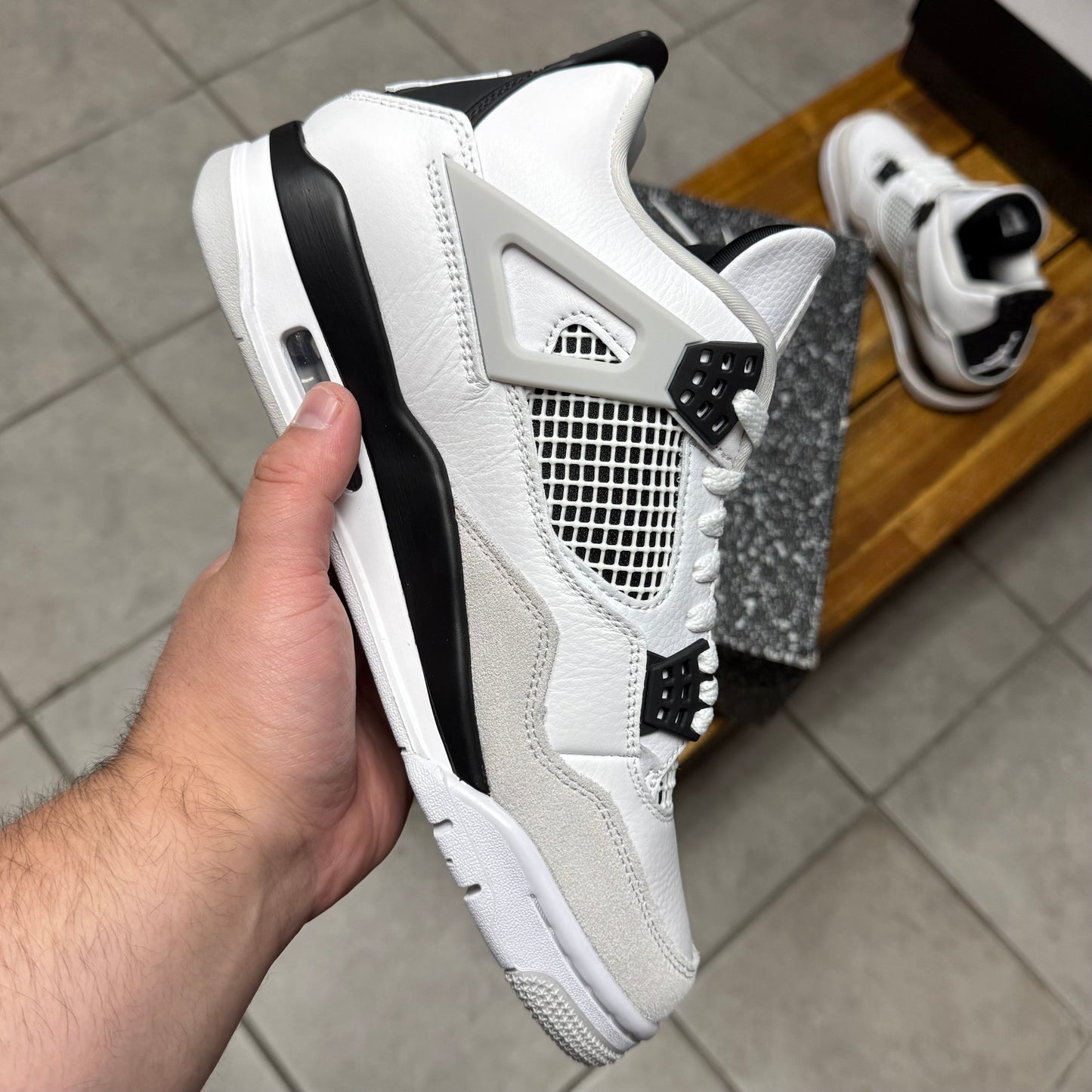 Jordan 4 Military Black