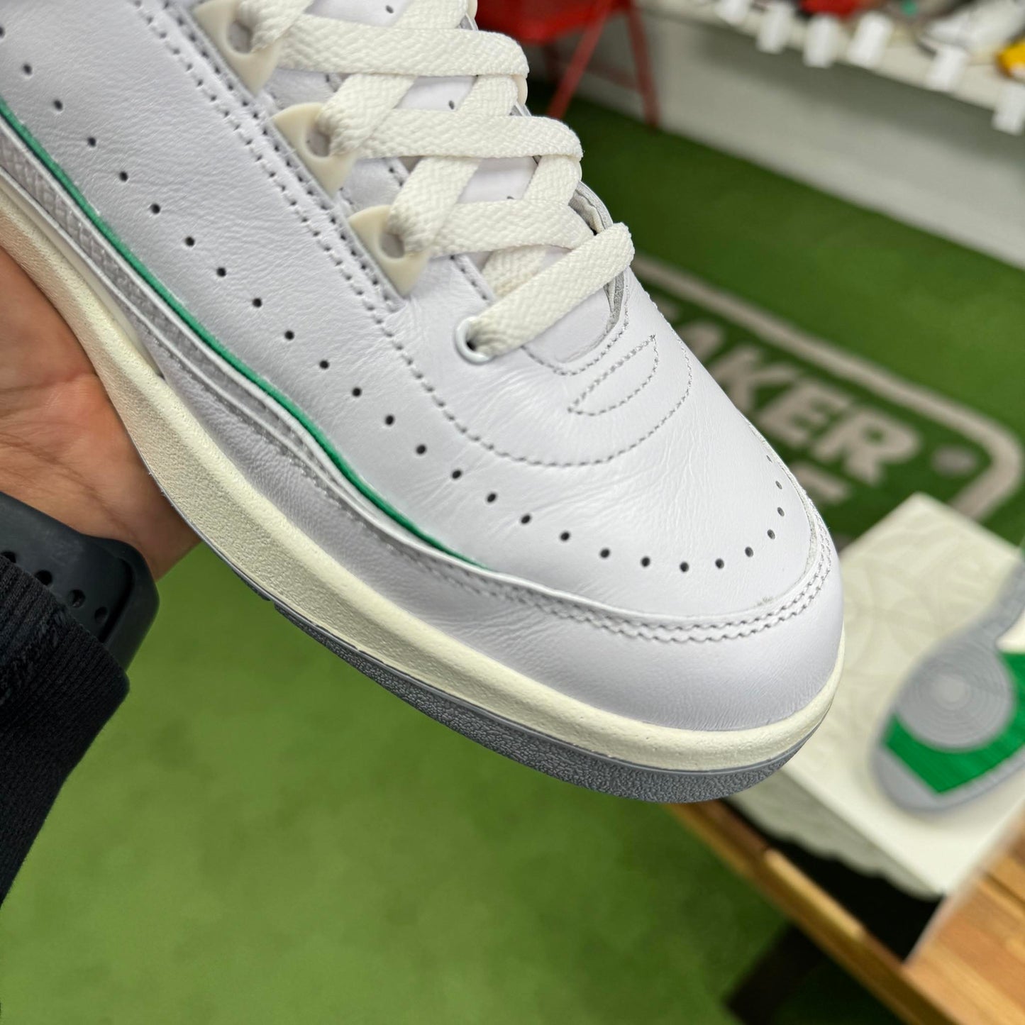 Jordan 2 Lucky Green (Worn)
