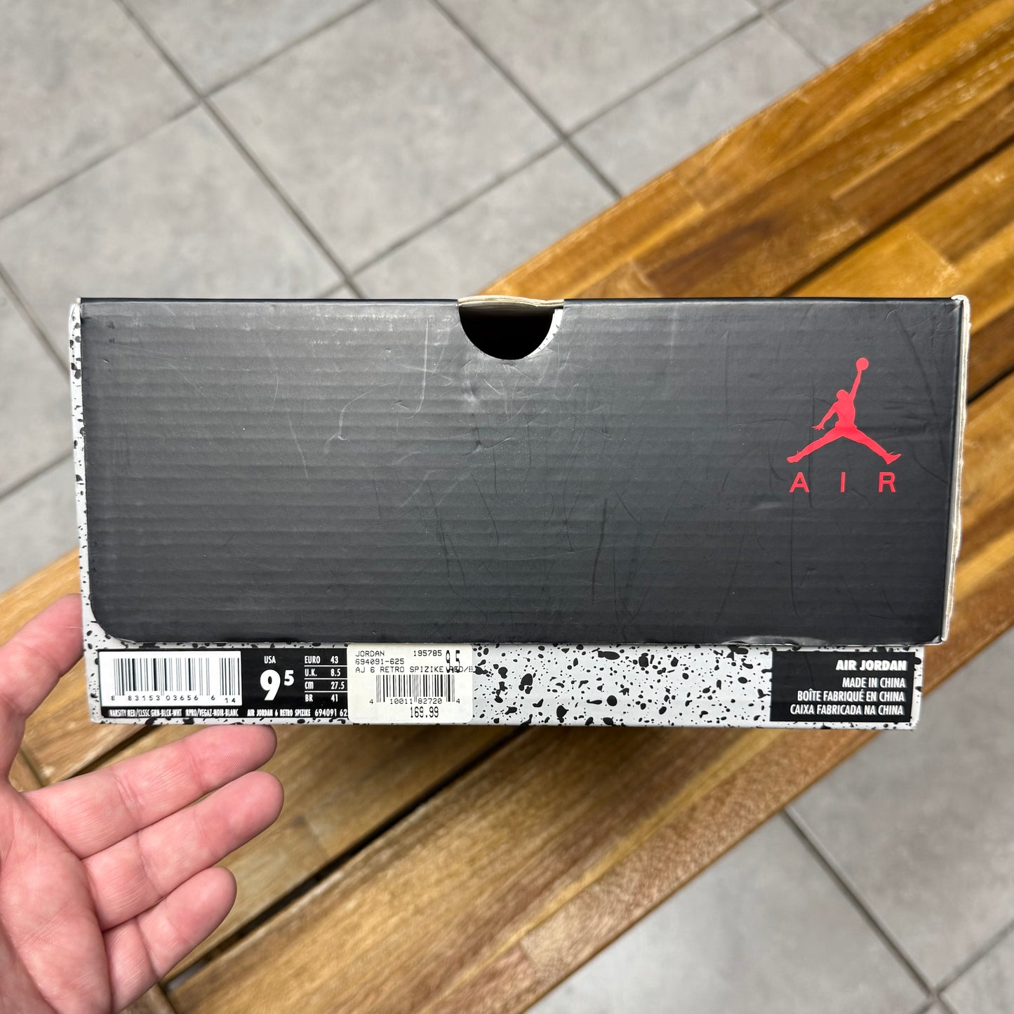 Jordan 6 History of Jordan (Worn)
