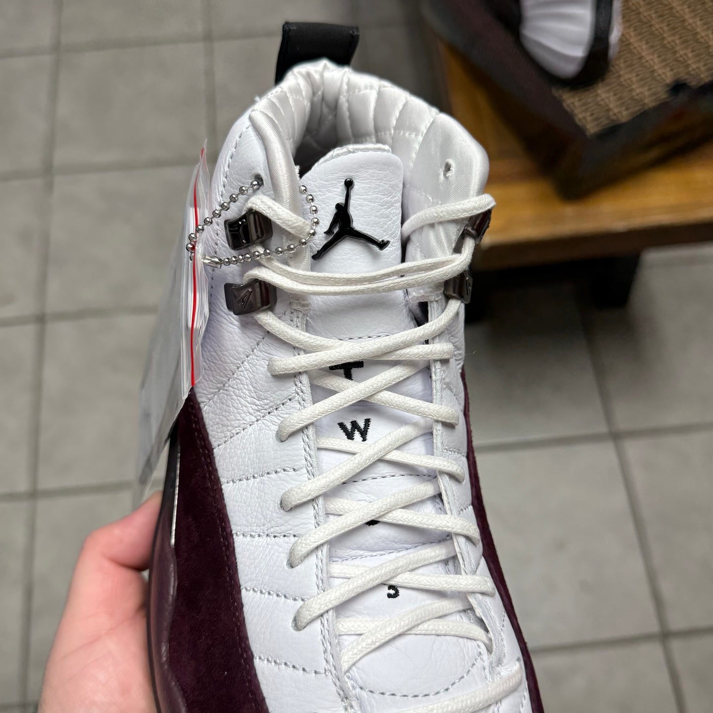 Jordan 12 SP x A Ma Maniére White