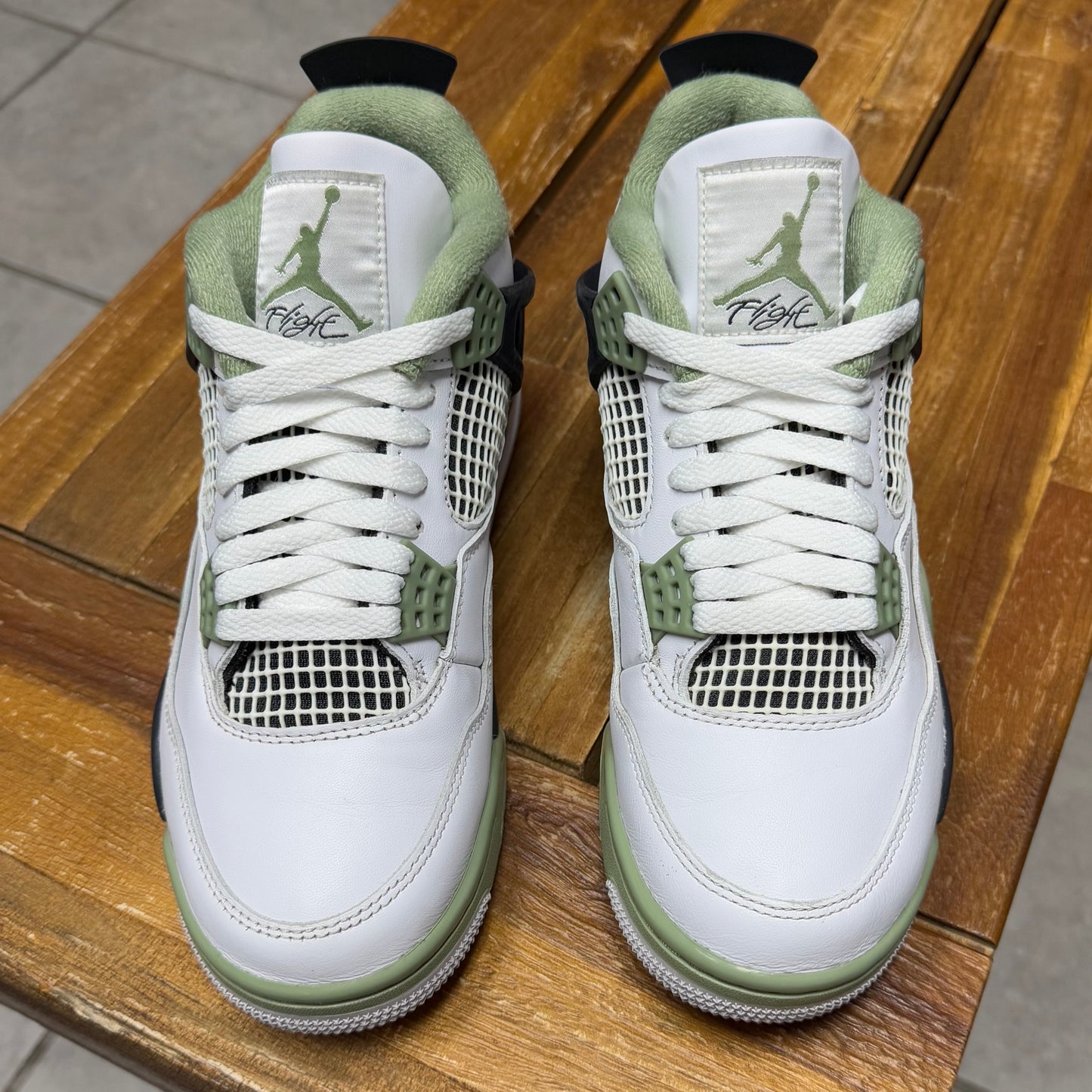 Jordan 4 Seafoam (Worn)