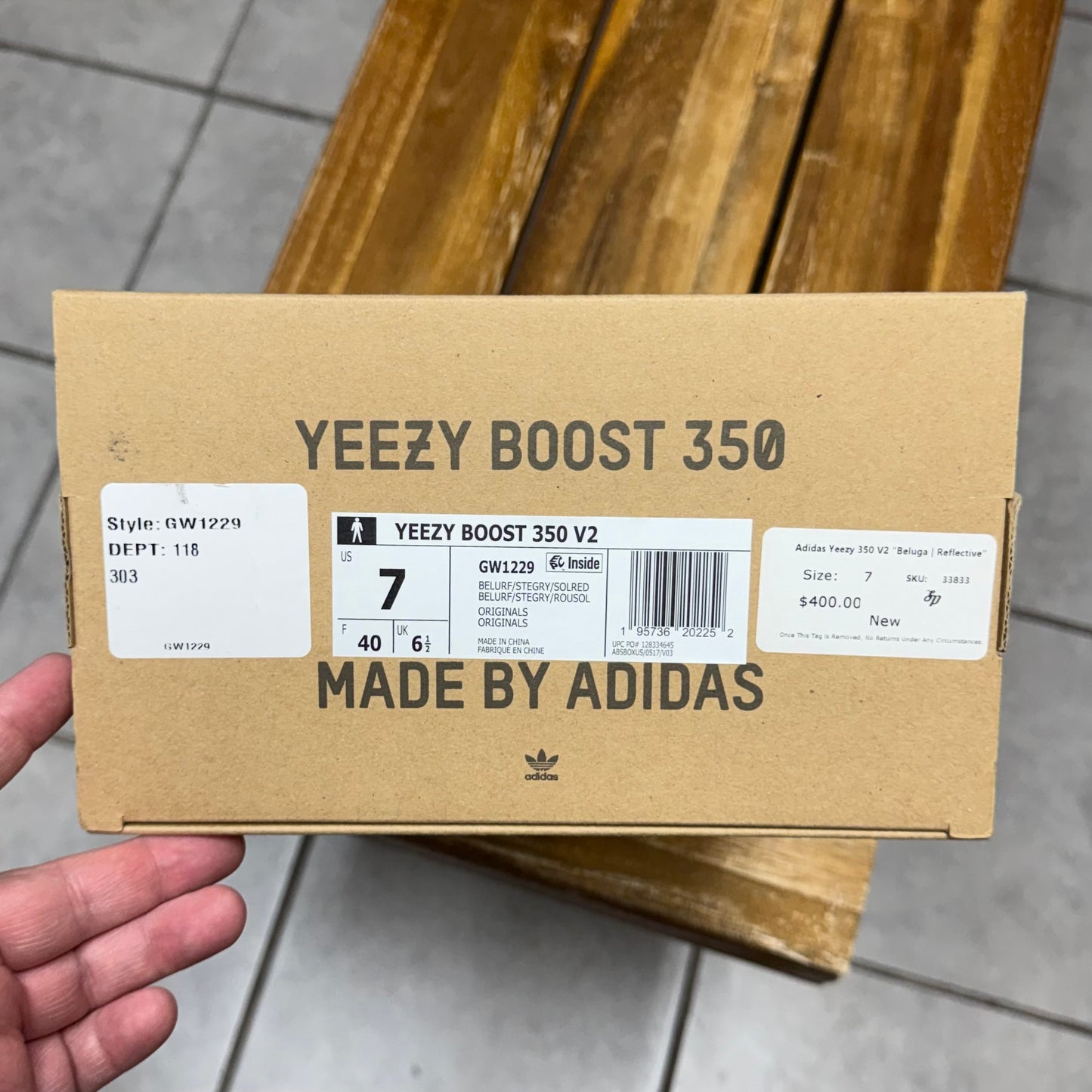 Yeezy 350 V2 Beluga Reflective (Worn)