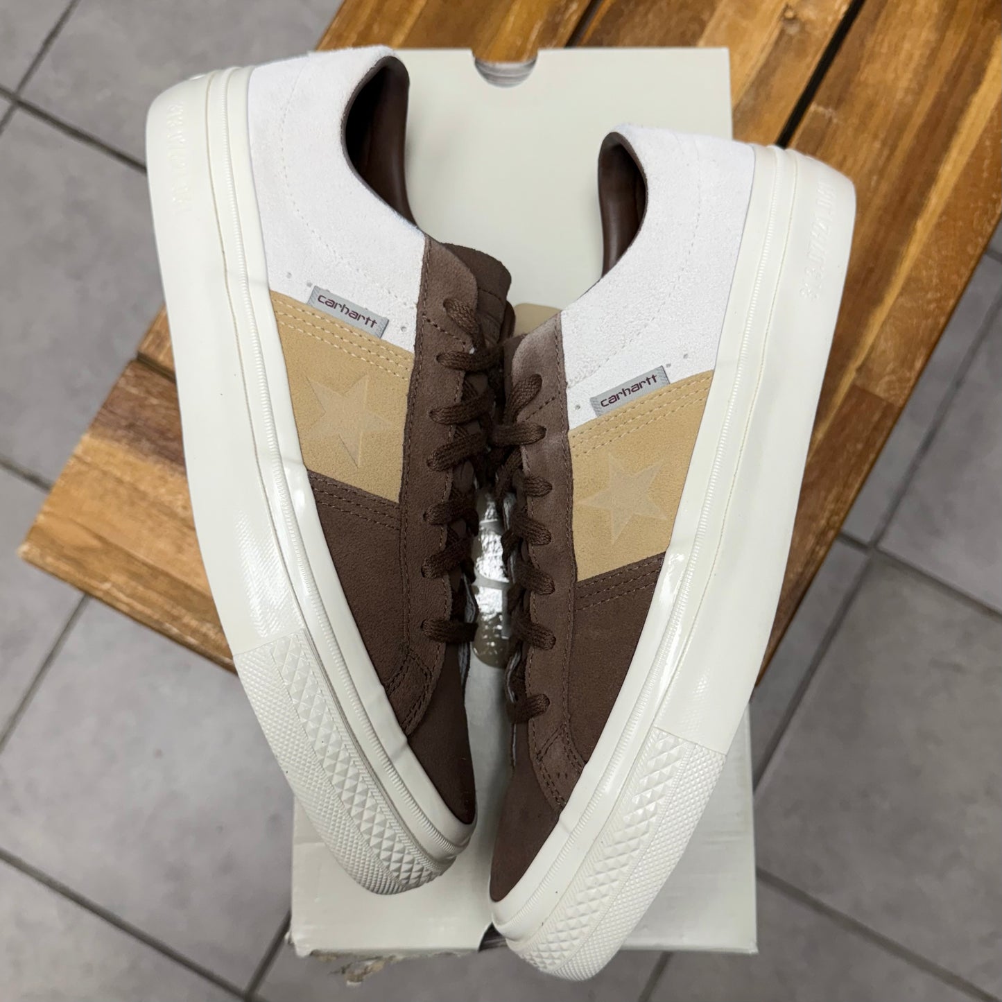 Converse Carhartt WIP x One Star Academy Pro Low Starfish Dark
Earth (Worn)