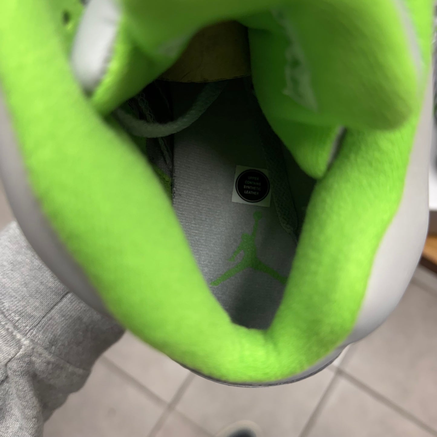 Jordan 5 Green Bean (Worn)