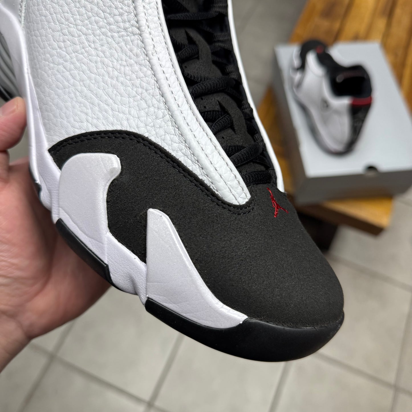 Jordan 14 Black Toe (Worn)