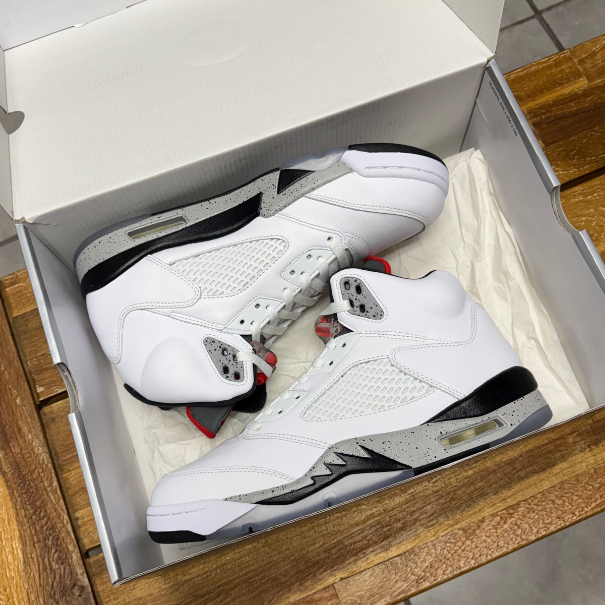 Jordan 5 White Cement (Worn)