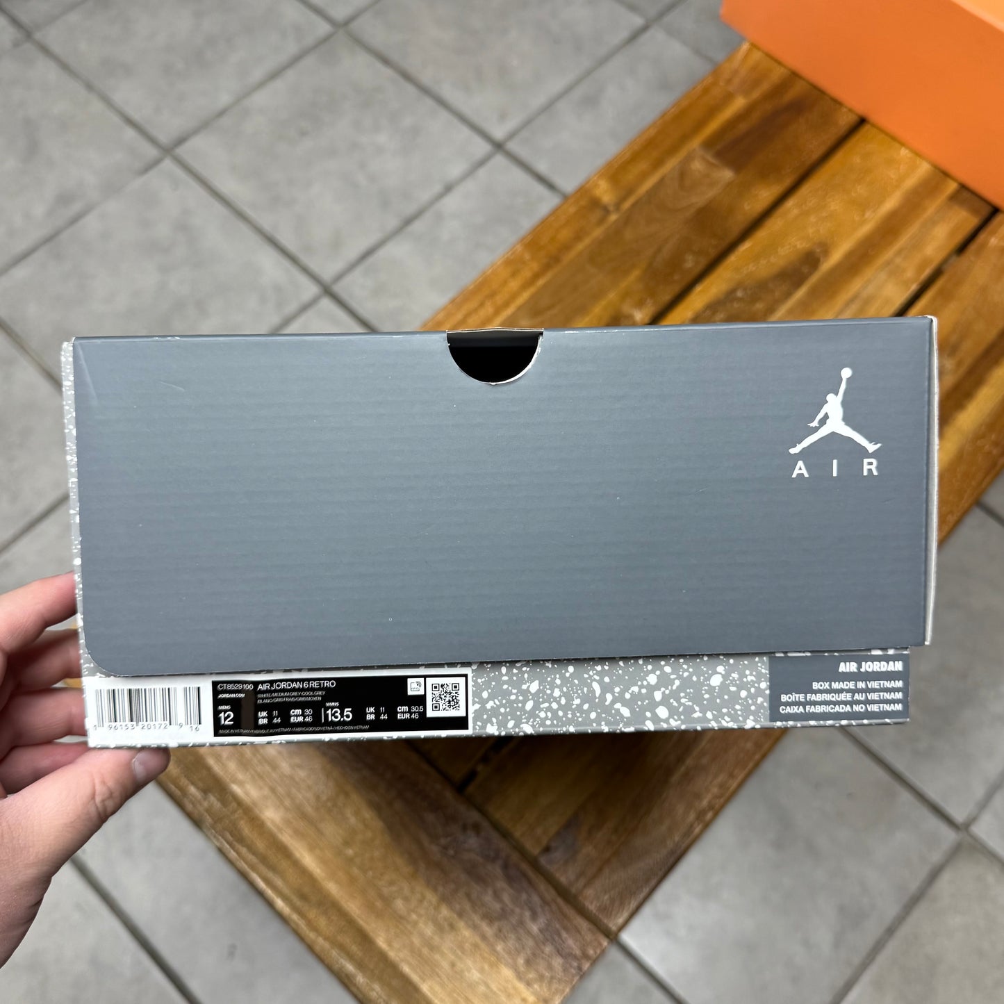 Jordan 6 Cool Grey (Worn)