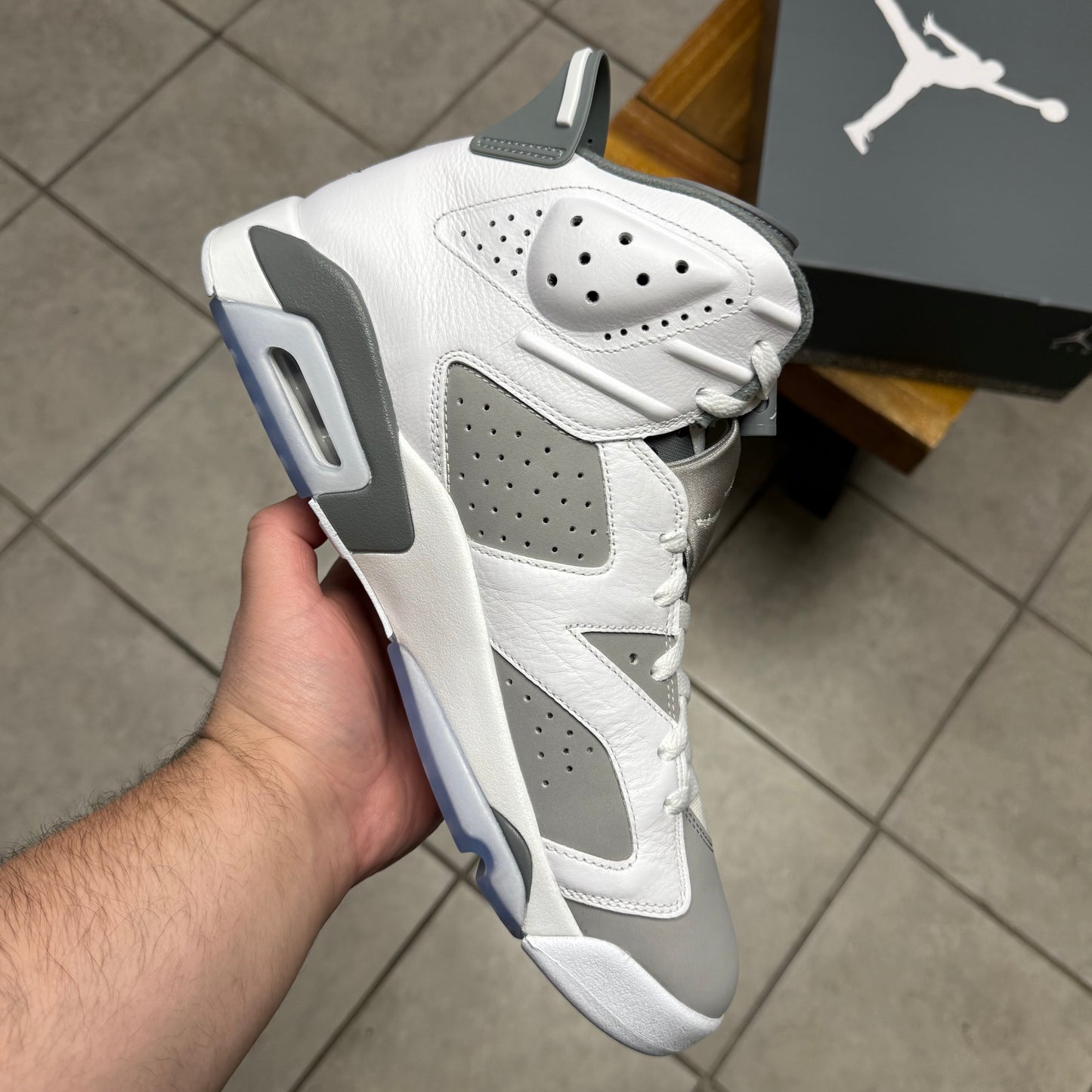 Jordan 6 Cool Grey (Worn)
