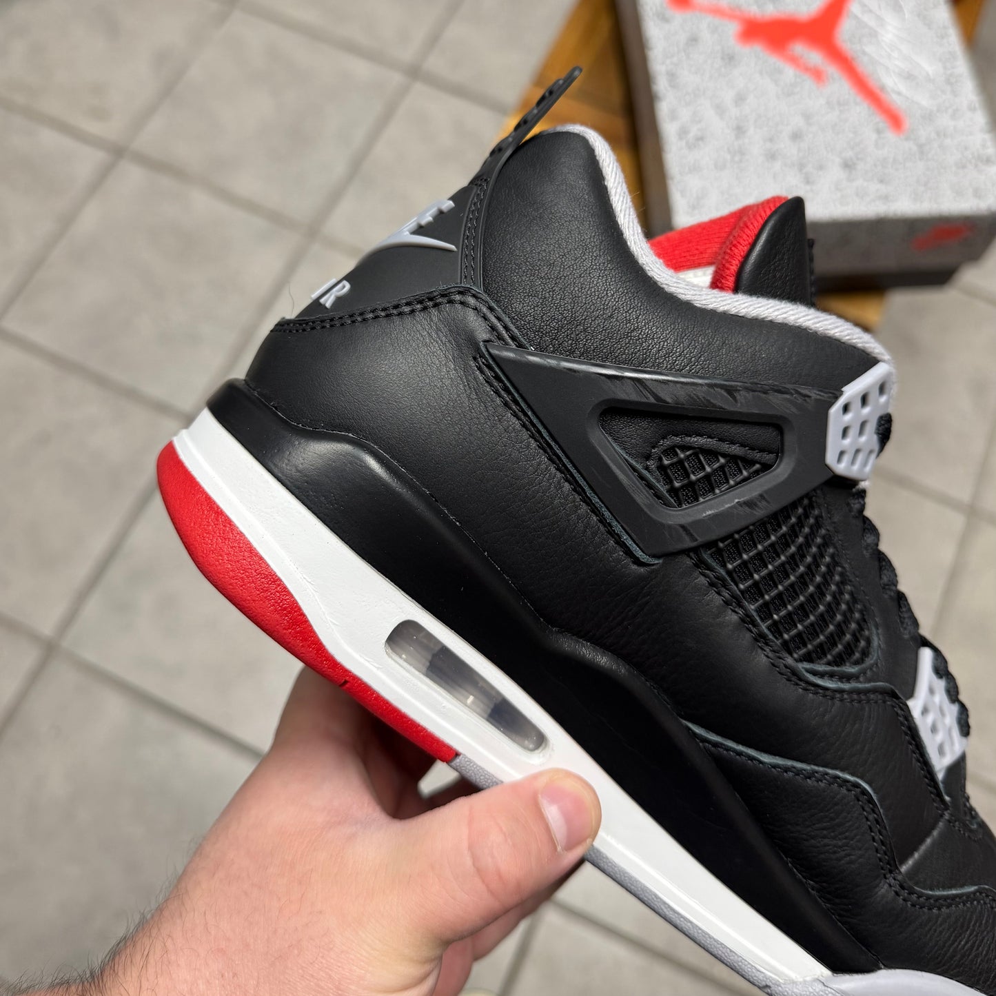 Jordan 4 Bred Reimagined (Worn)