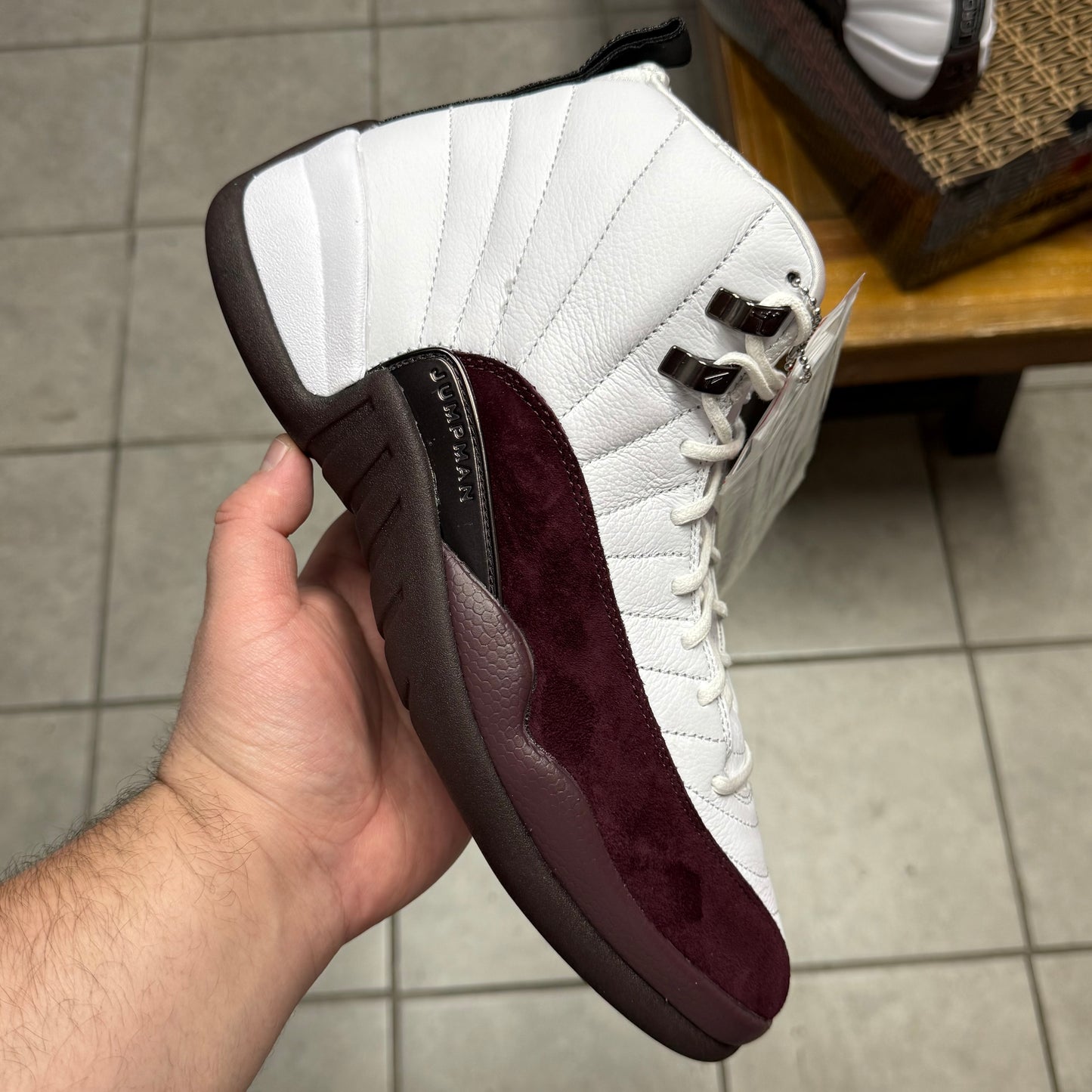 Jordan 12 SP x A Ma Maniére White