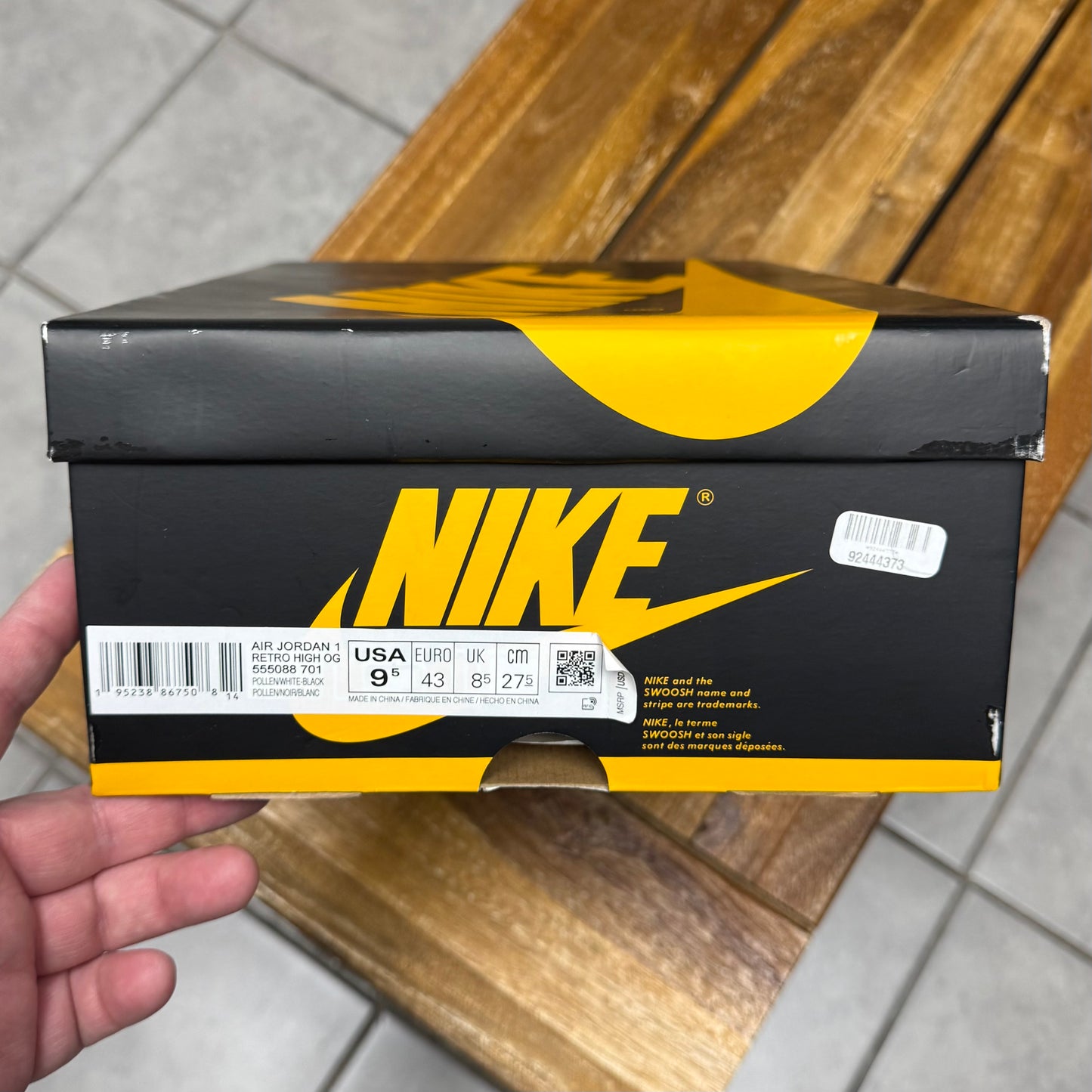 Jordan 1 High OG Pollen (Worn)
