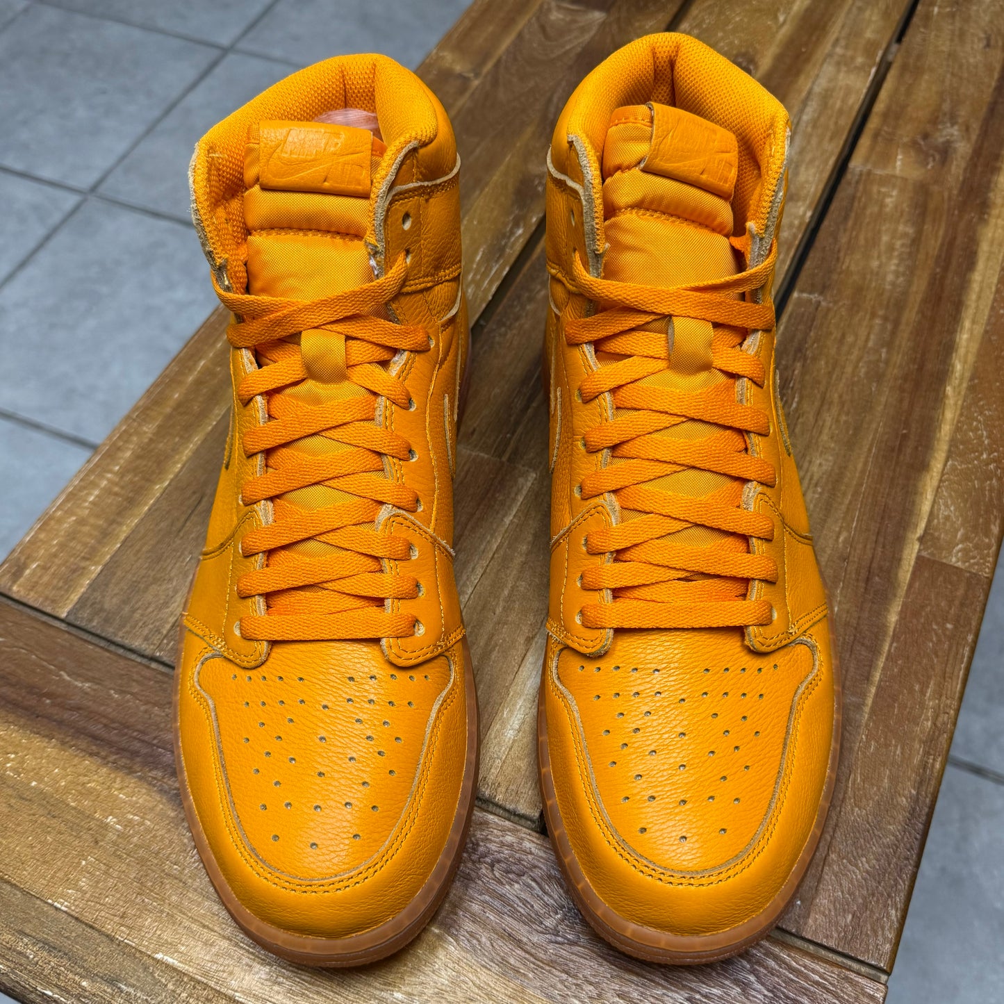 Jordan 1 High OG G8RD Orange Peel (Worn)