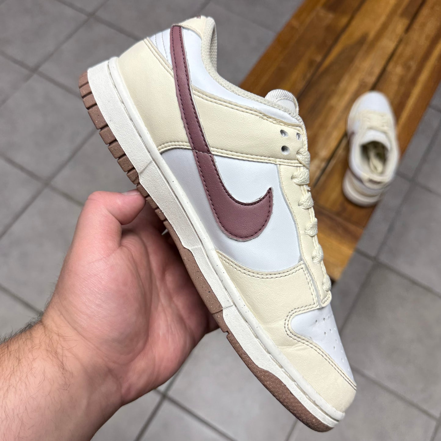 Dunk Next Nature Low Coconut Mauve W (Worn)