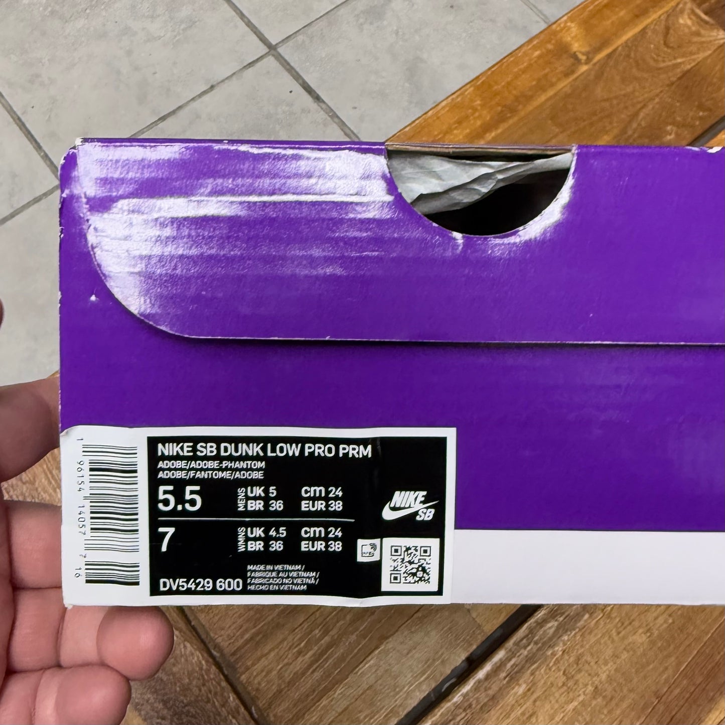 Dunk Low SB Adobe (Worn)