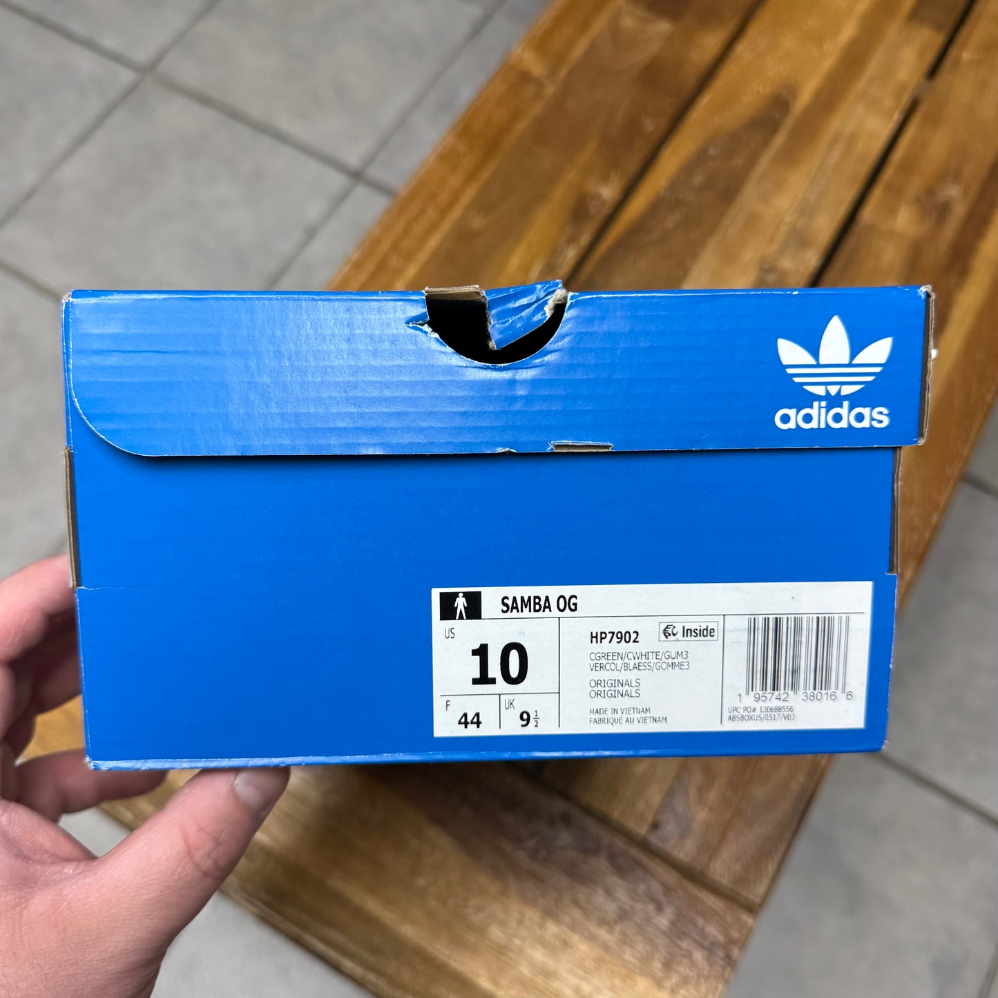 Adidas Samba OG ‘Collegiate Green Gum’ (Worn)