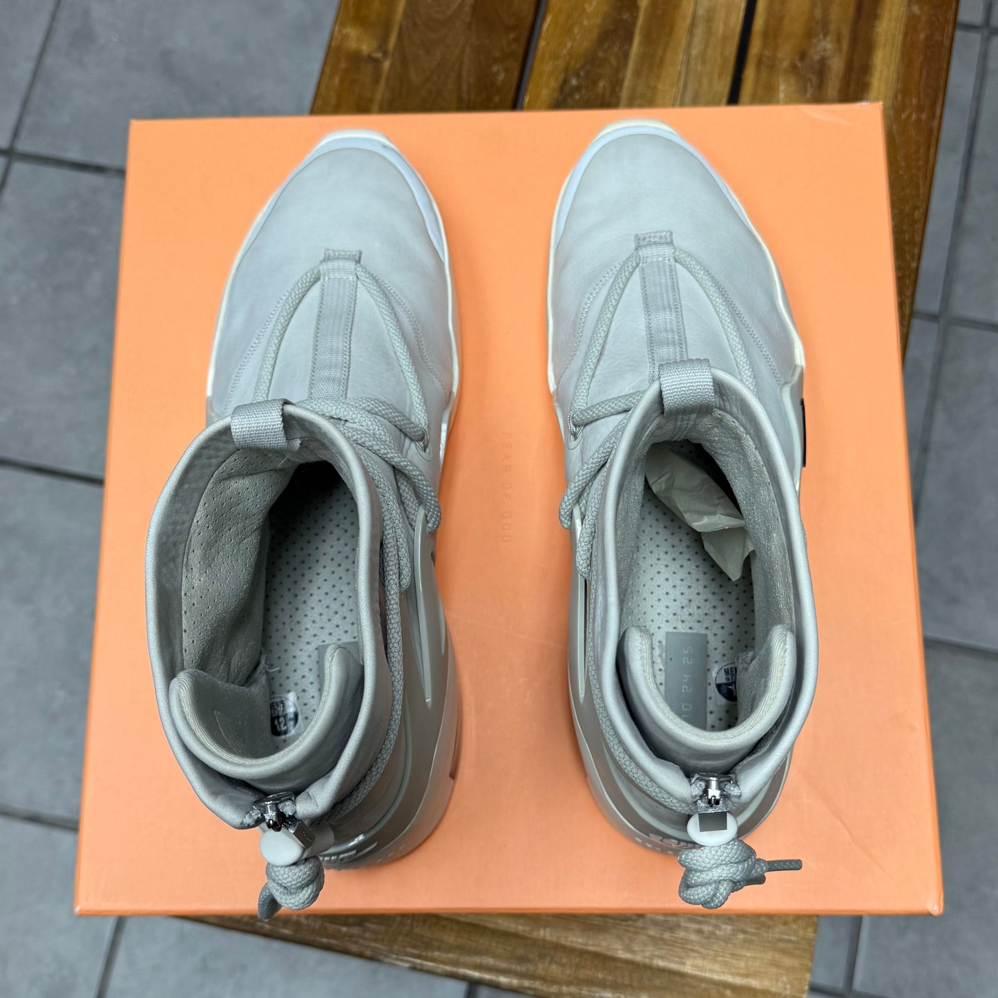 Nike Air Fear Of God 1 Light Bone (Worn)