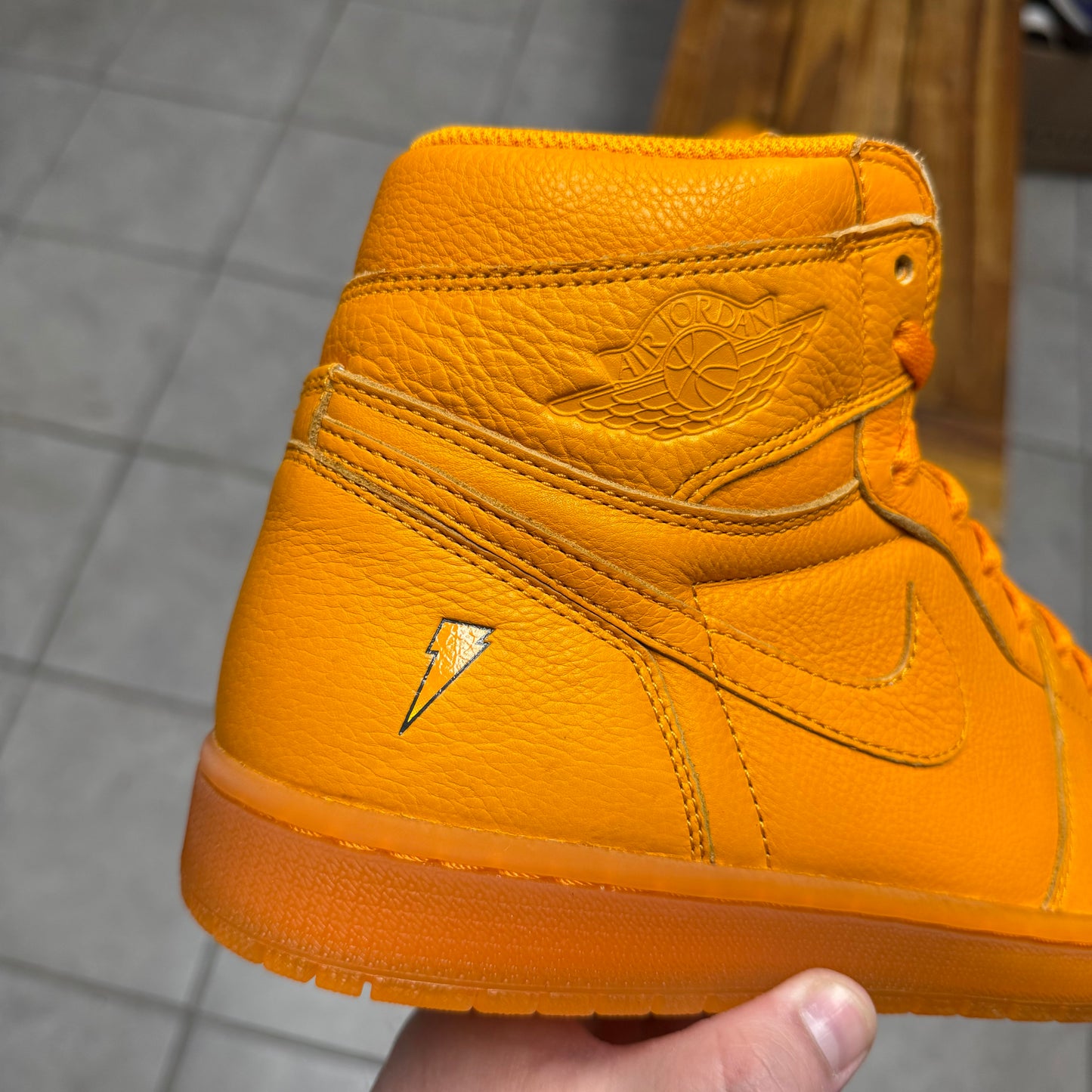 Jordan 1 High OG G8RD Orange Peel (Worn)