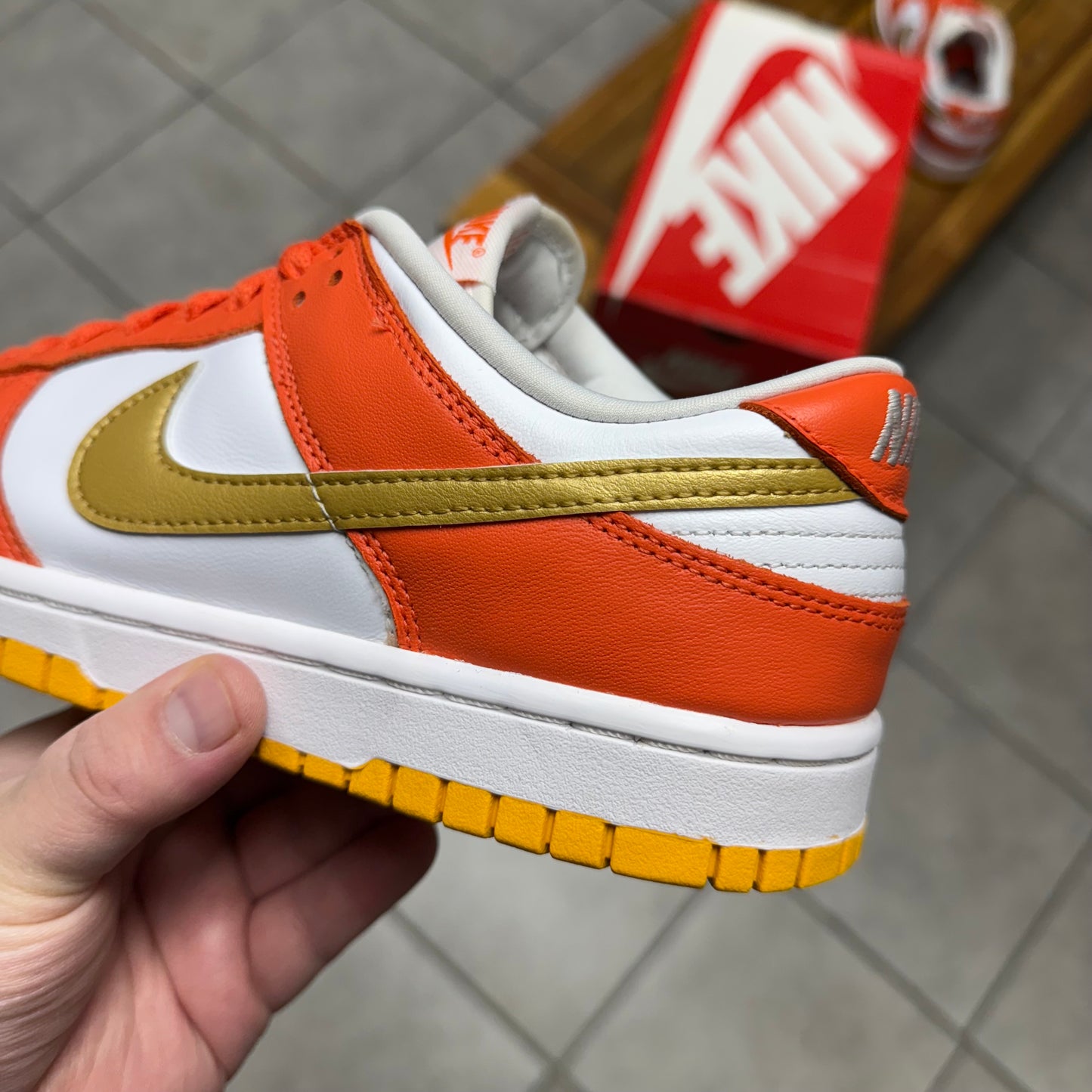 Dunk Low Orange University Gold (Worn)