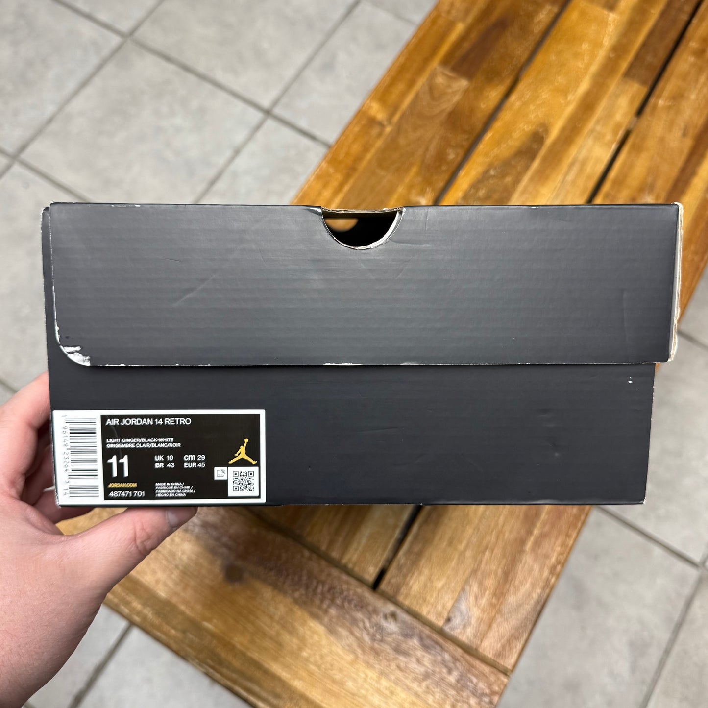 Jordan 14 Light Ginger (Worn)