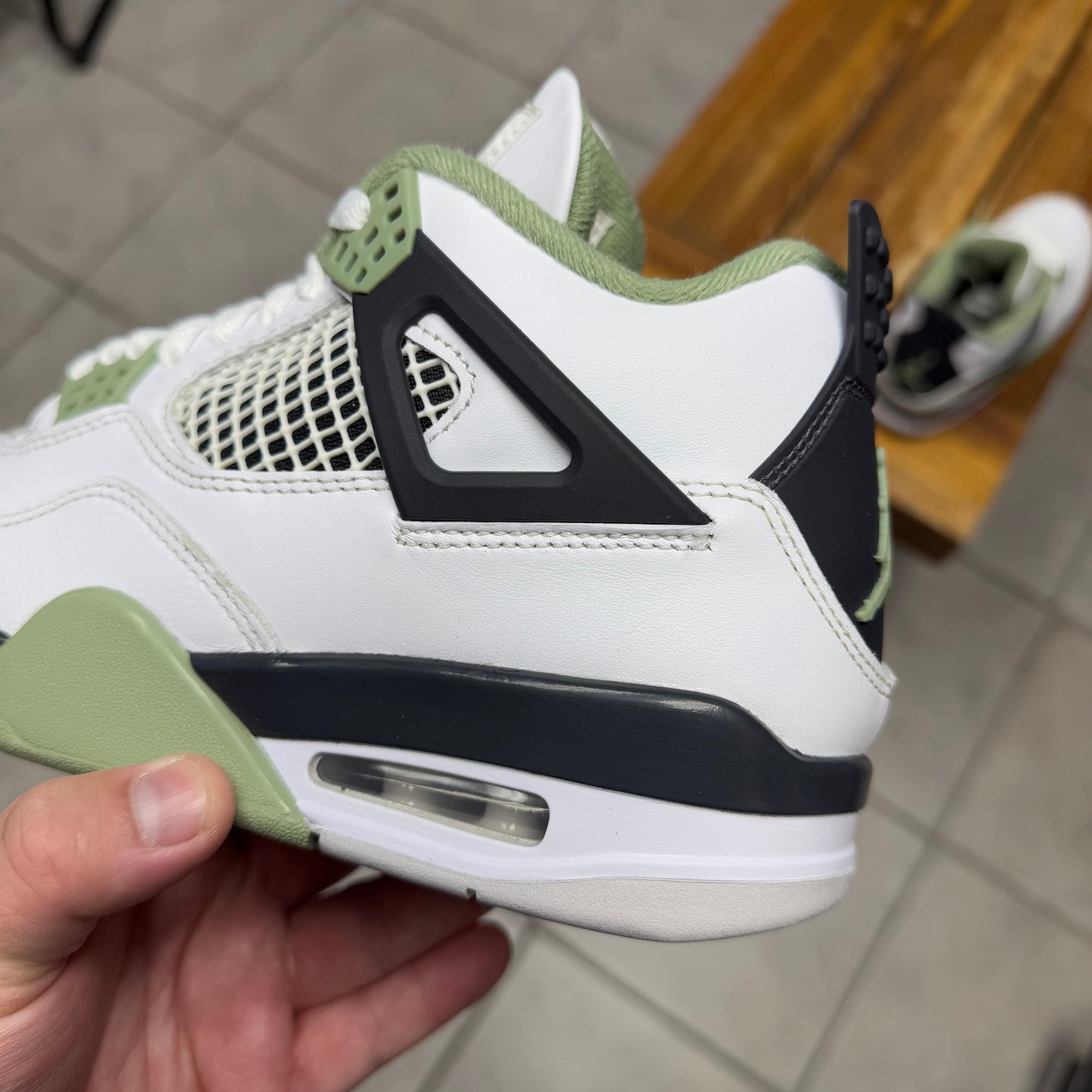 Jordan 4 Seafoam (Worn)