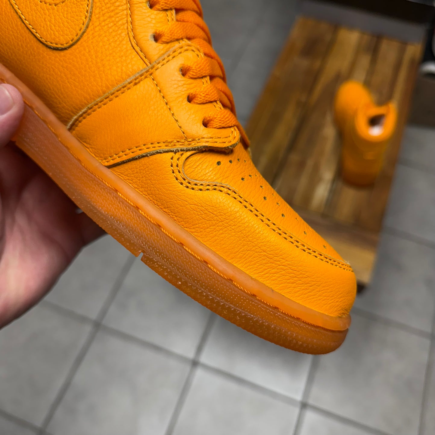Jordan 1 High OG G8RD Orange Peel (Worn)