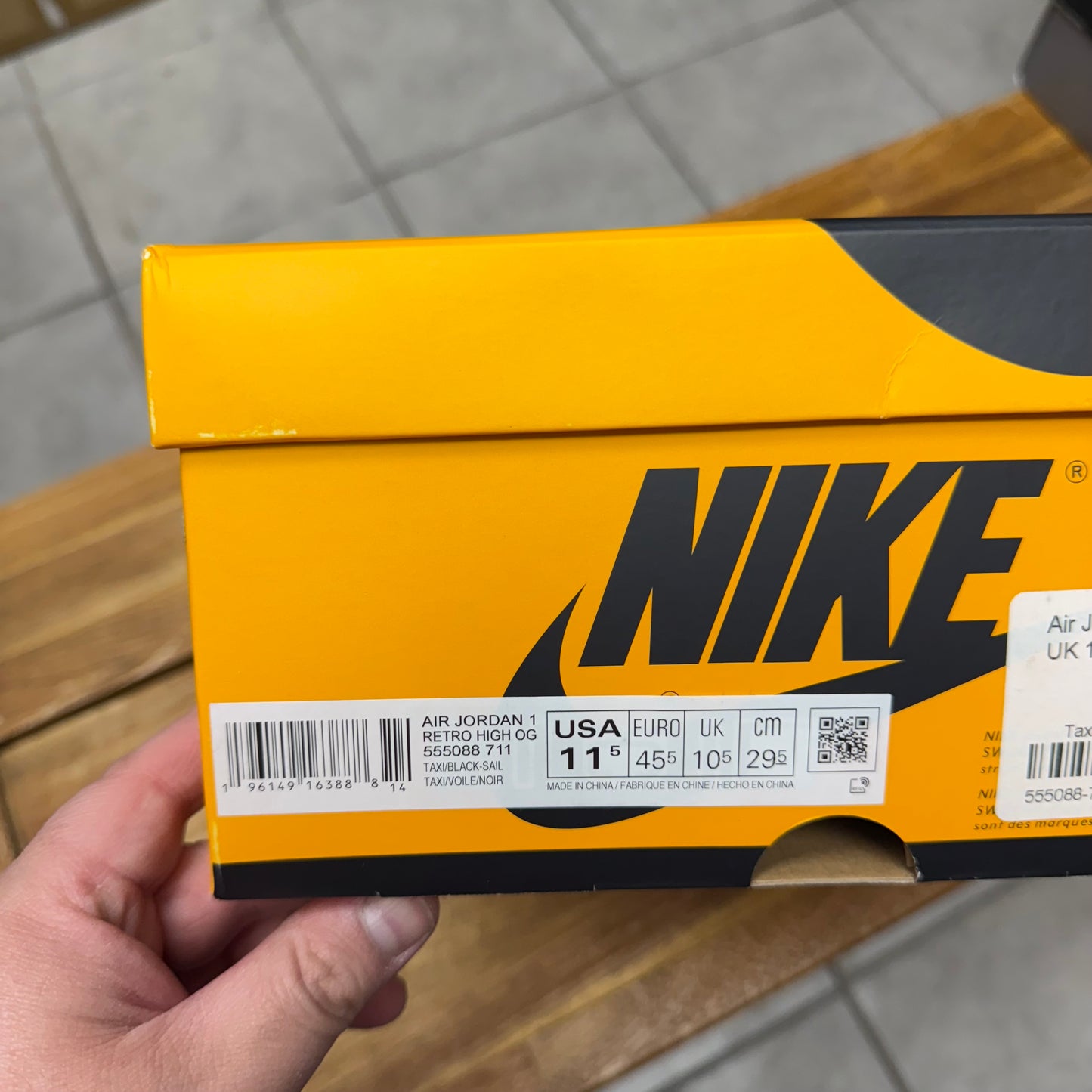 Jordan 1 High OG Yellow Toe (Worn)