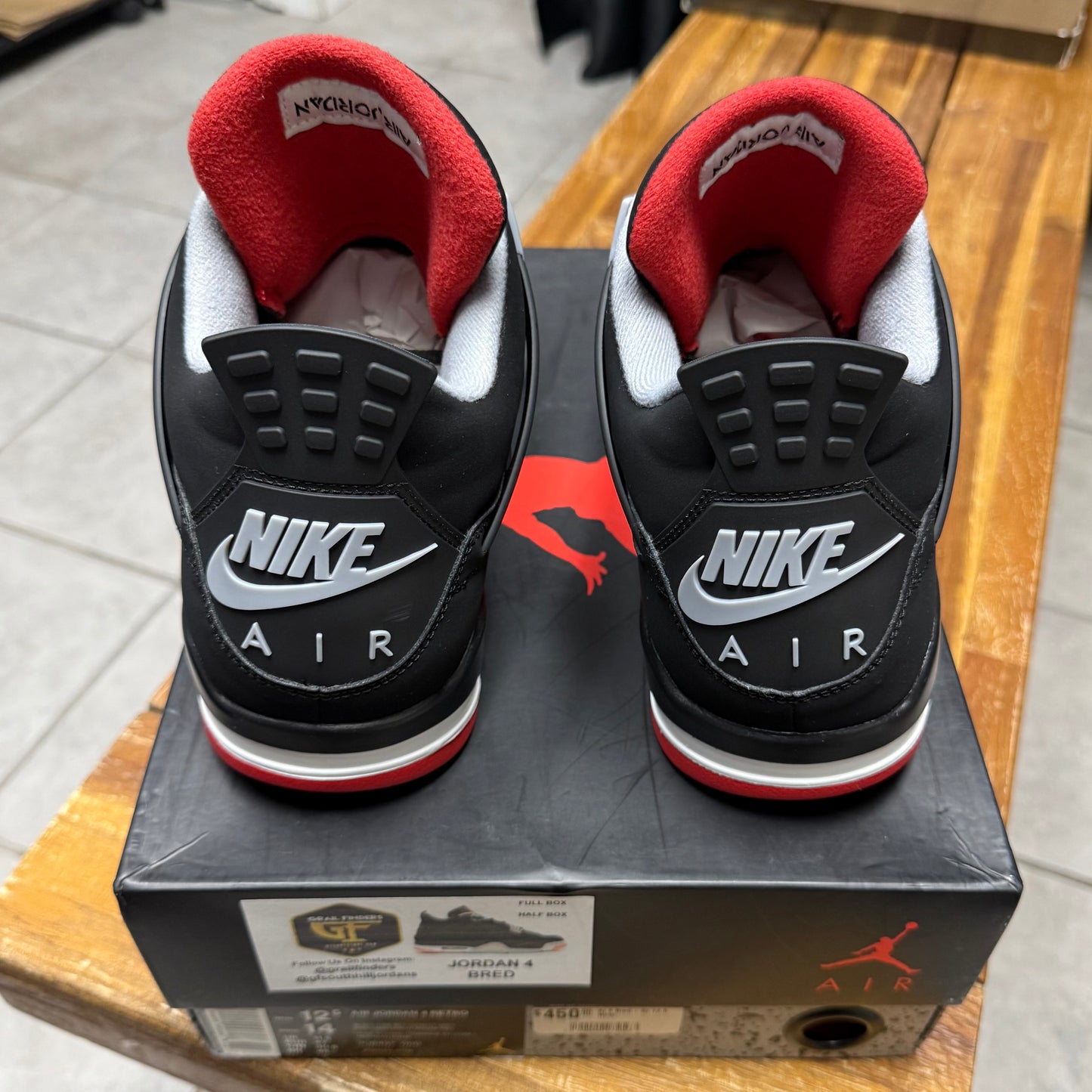 Jordan 4 Bred 2019 (Worn)